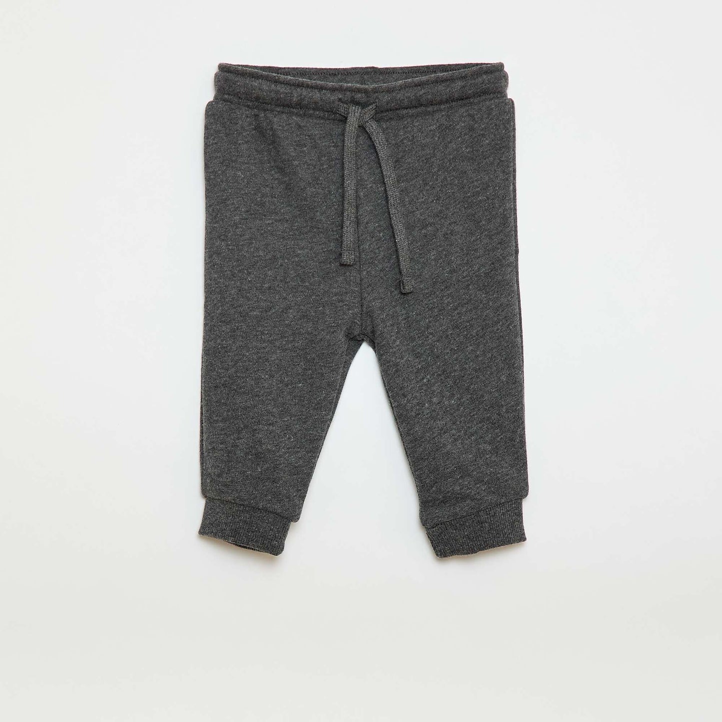 Lot 2 pantalons jogging en french terry VERT/GRIS