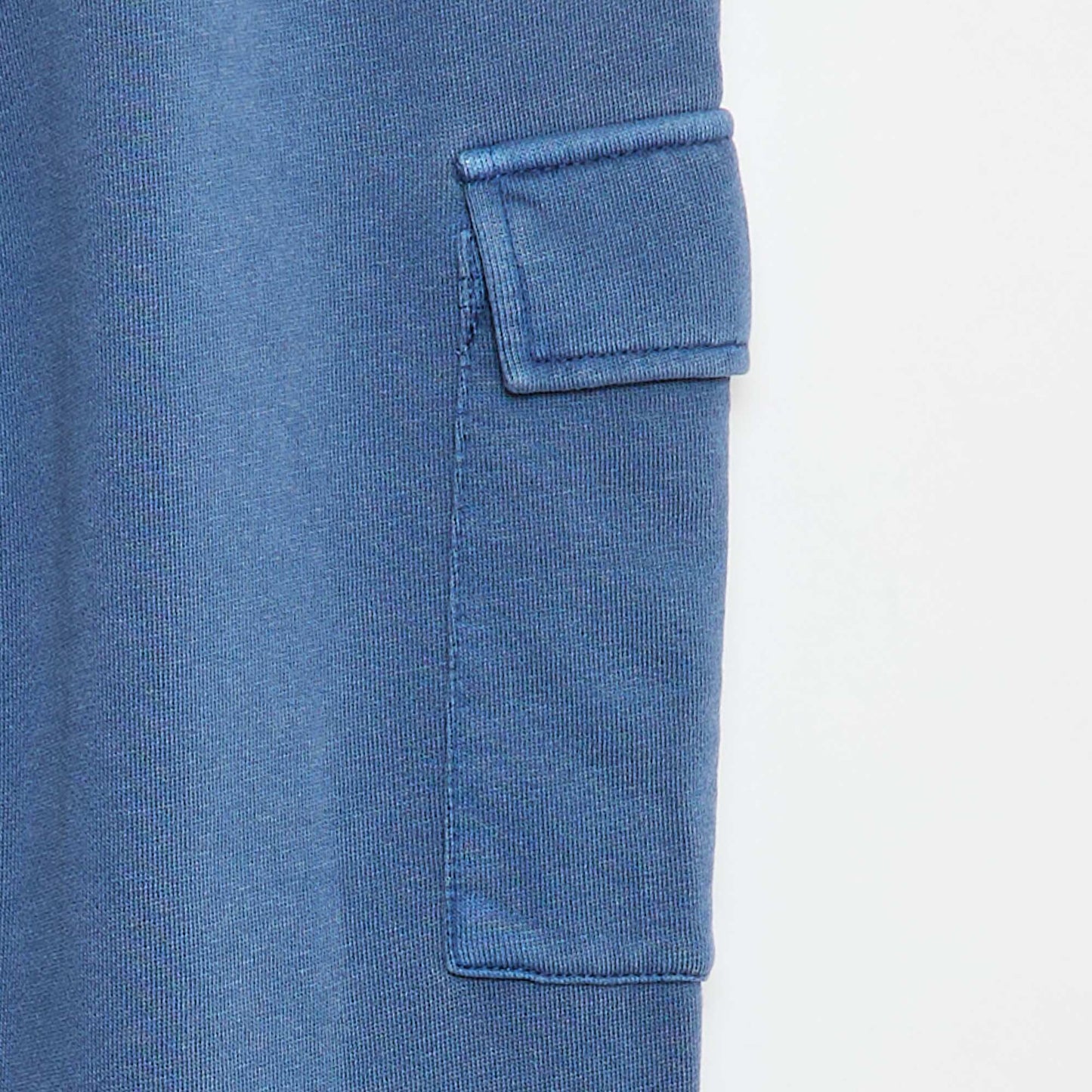 Jogging multipoches en molleton léger BLEU