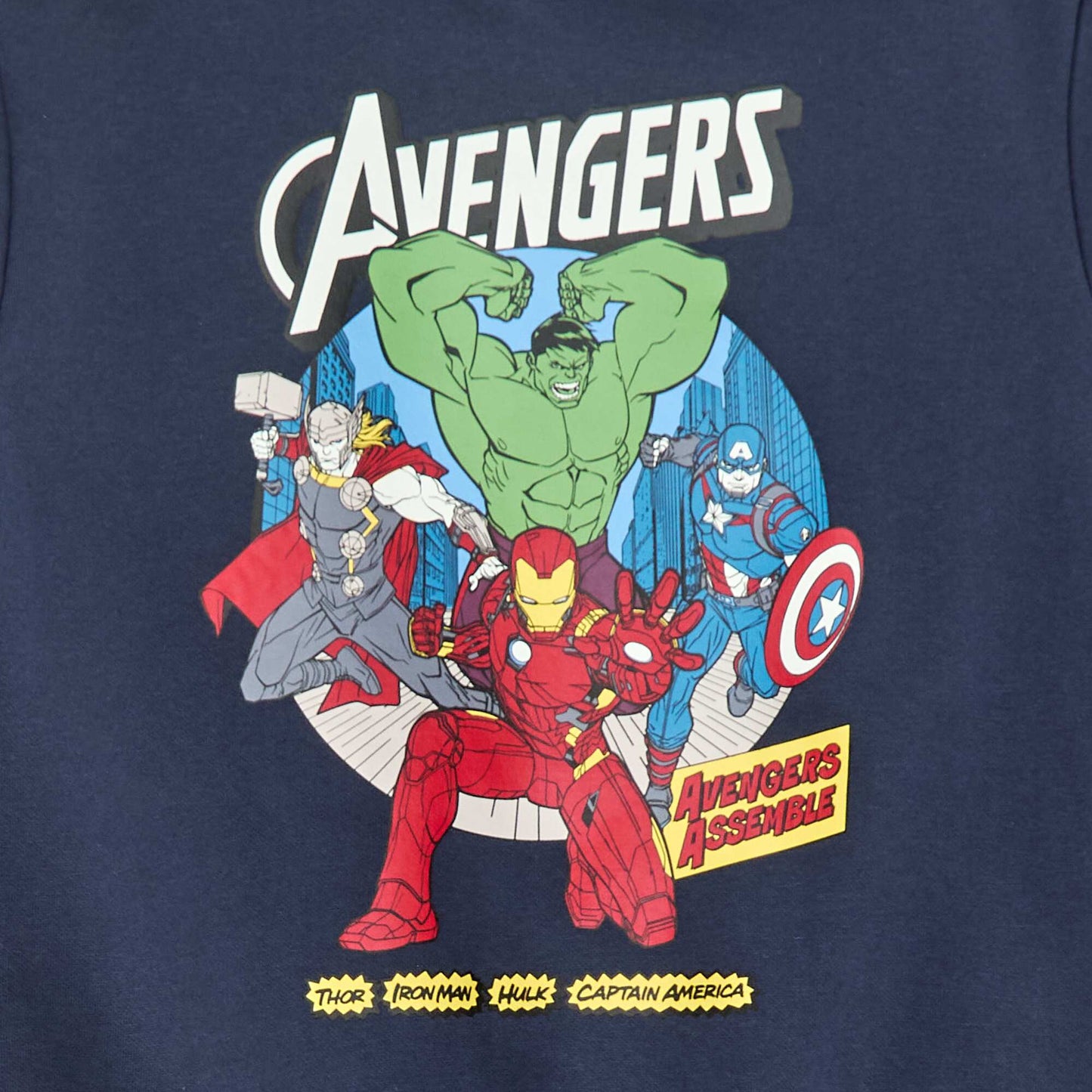 Sweat à capuche 'Avengers' BLEU