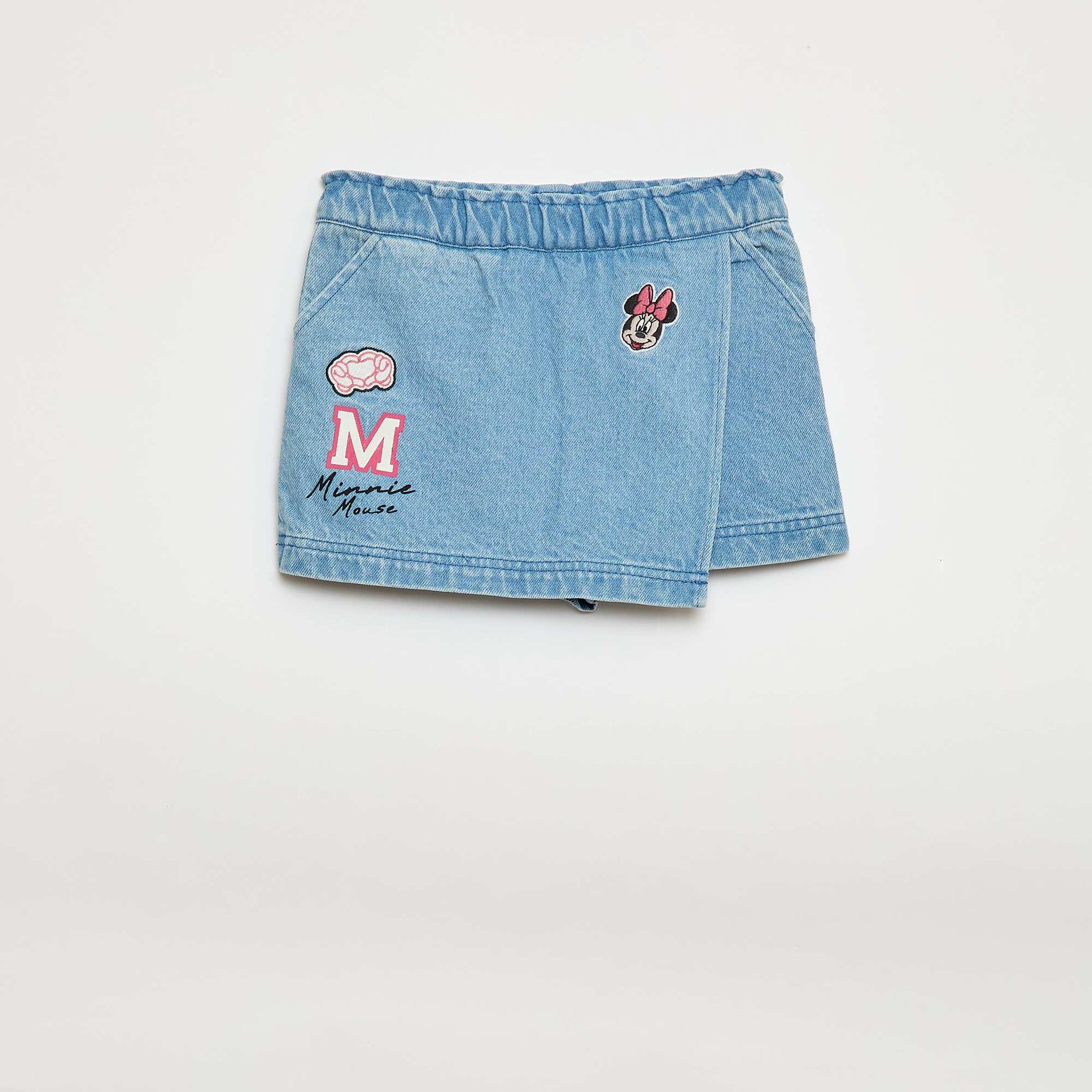 Jupe-short en jean 'Minnie' 'Disney' BLEU