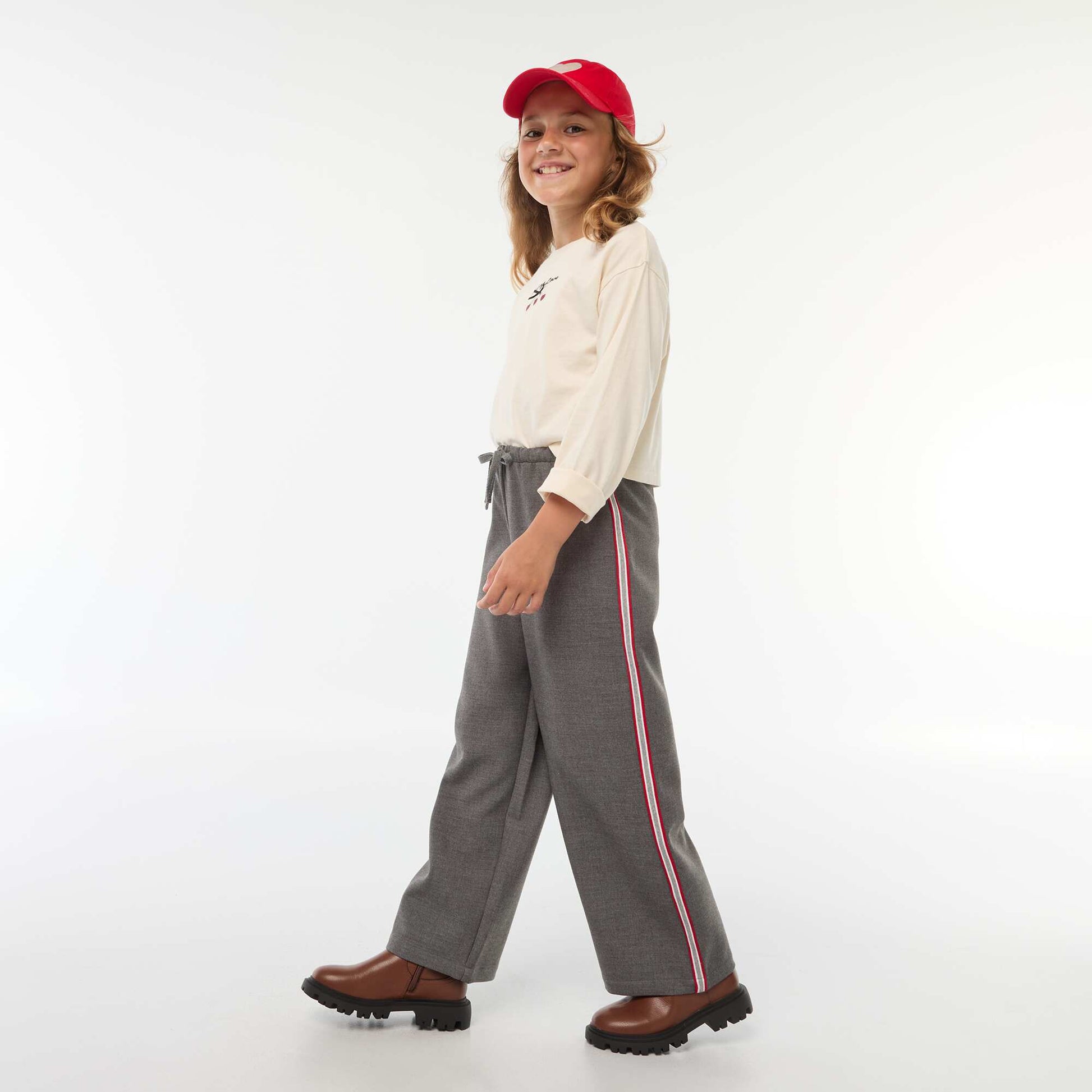 Pantalon style jogging GRIS