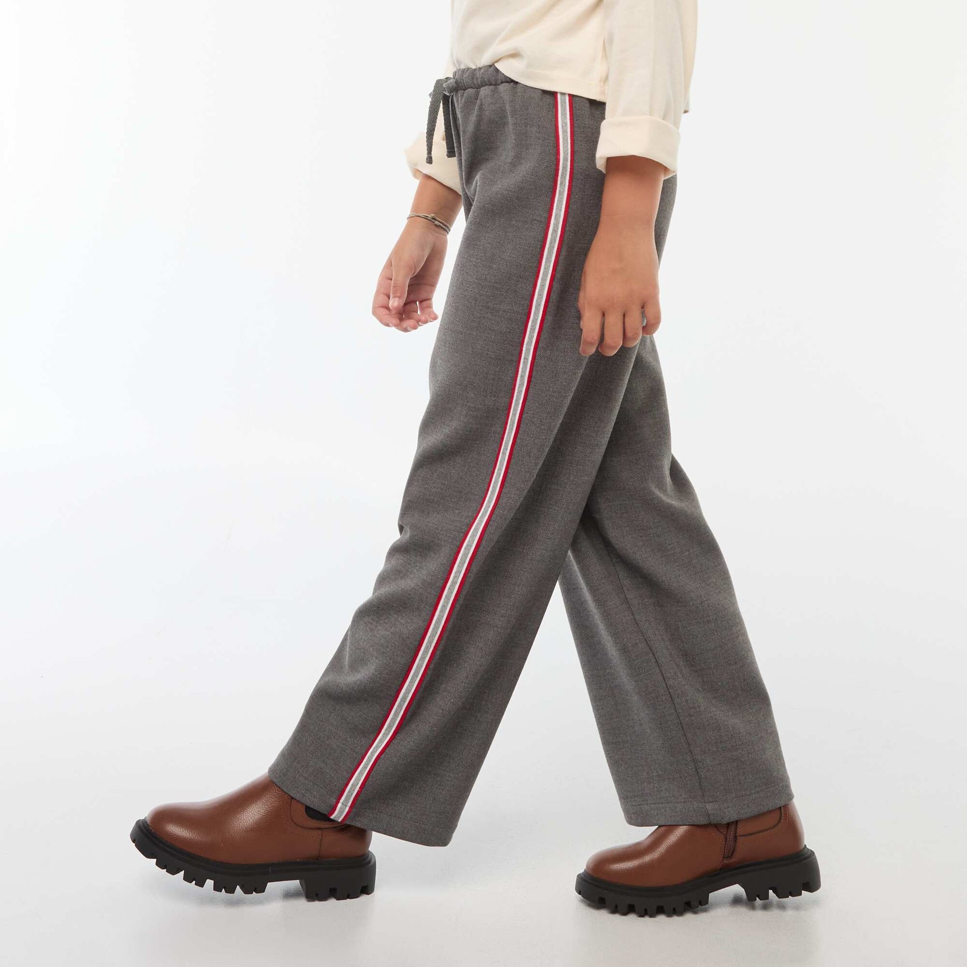 Pantalon style jogging GRIS