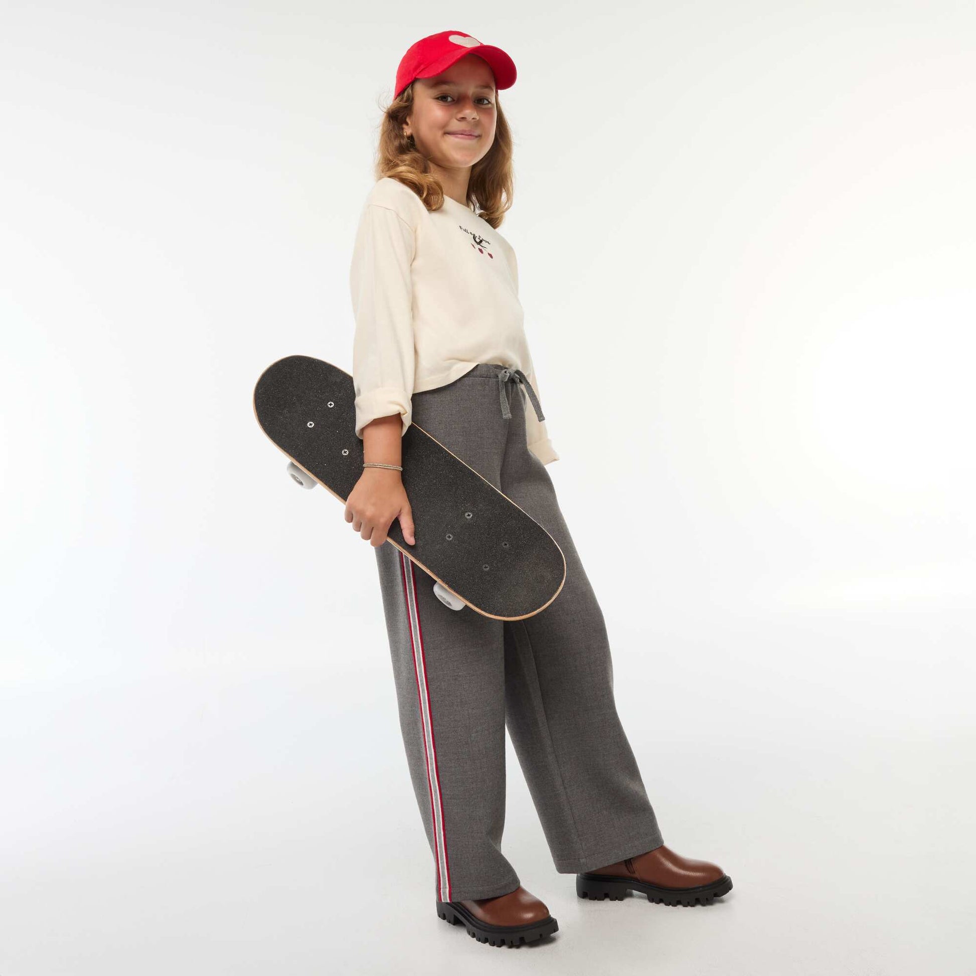 Pantalon style jogging GRIS