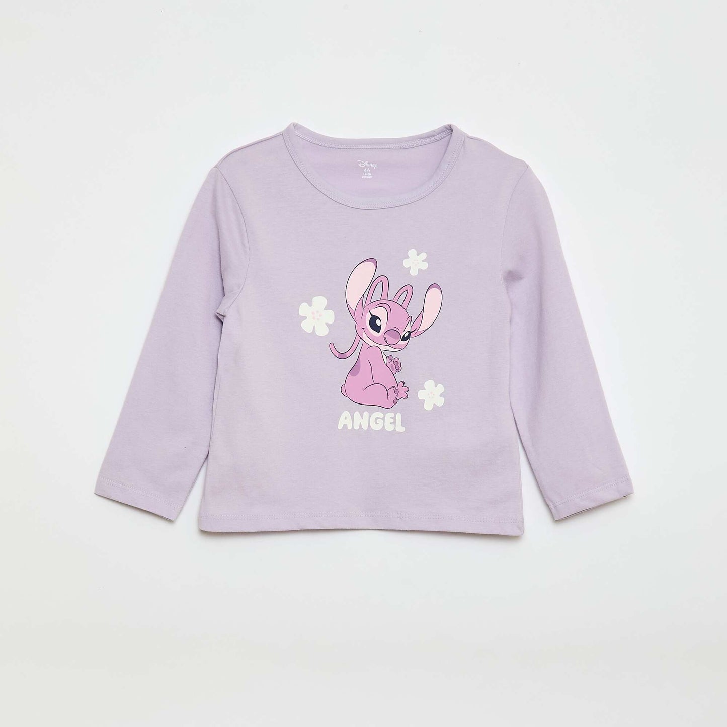 Ensemble pyjama long 'Stitch' 'Disney' - 2 pièces VIOLET