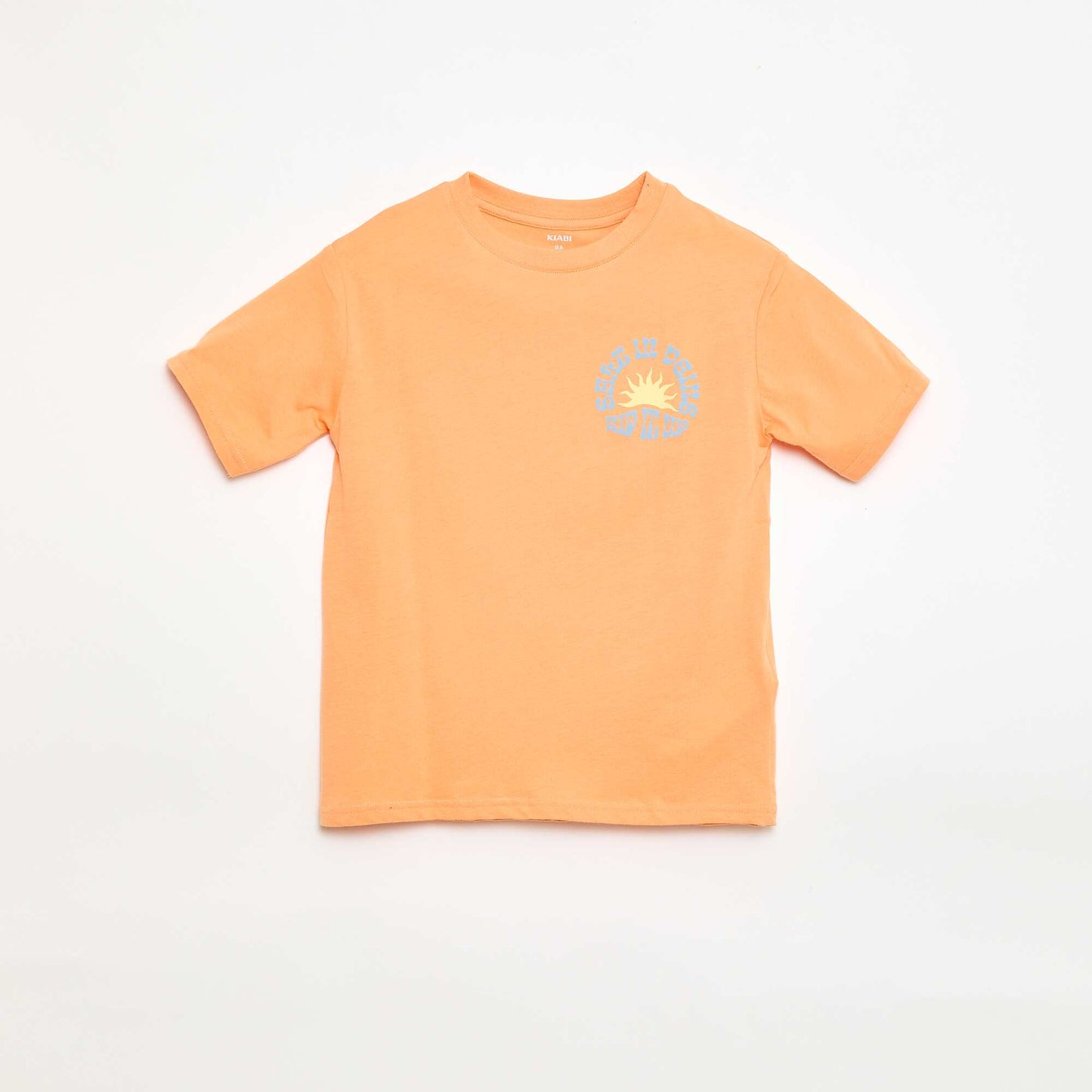 T-shirt à manches courtes imprimé ORANGE