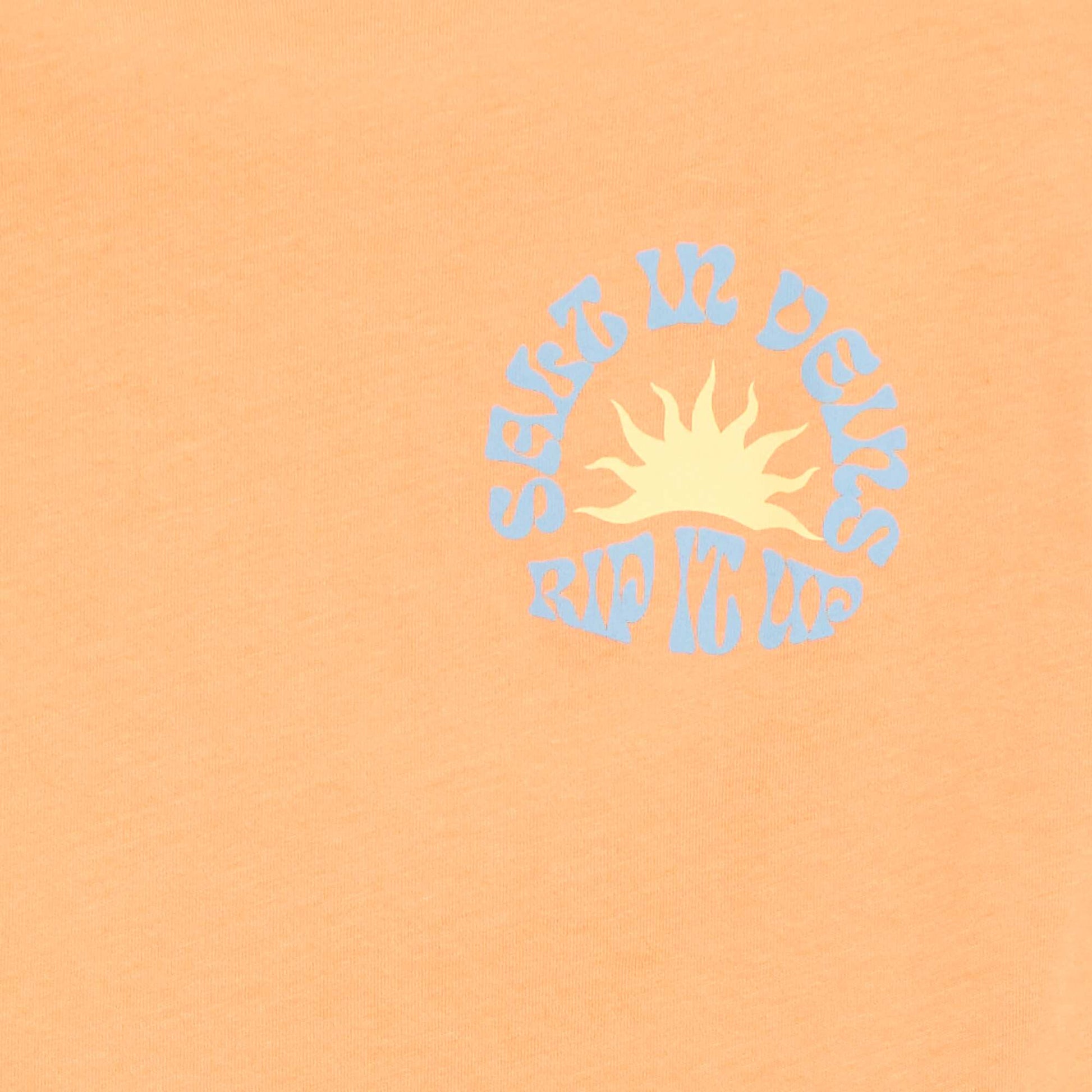 T-shirt à manches courtes imprimé ORANGE