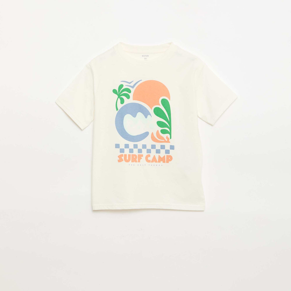 T-shirt à manches courtes imprimé BLANC