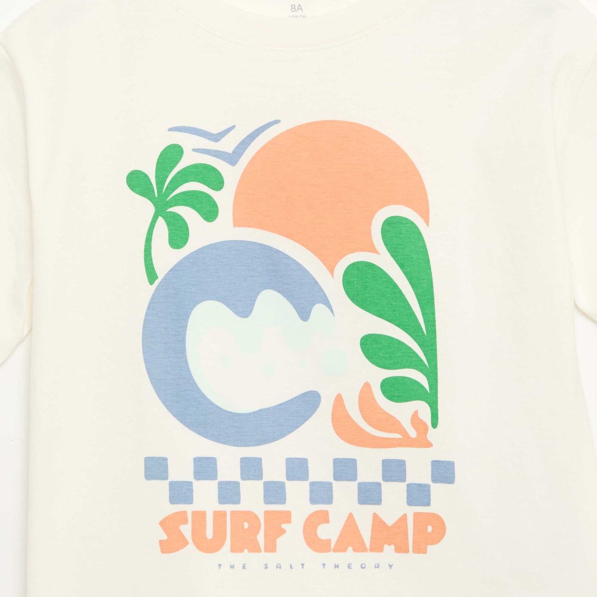 T-shirt à manches courtes imprimé BLANC