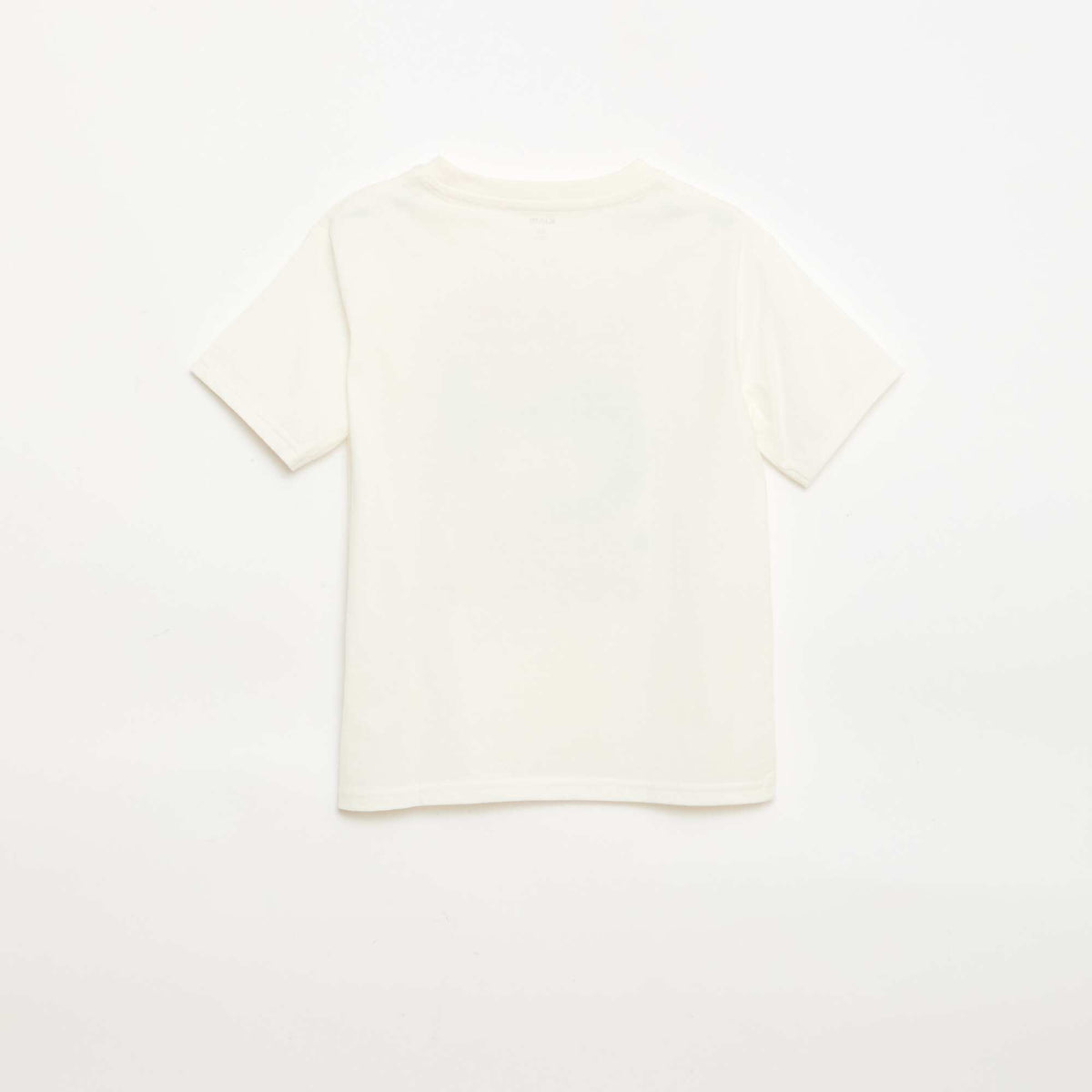 T-shirt à manches courtes imprimé BLANC