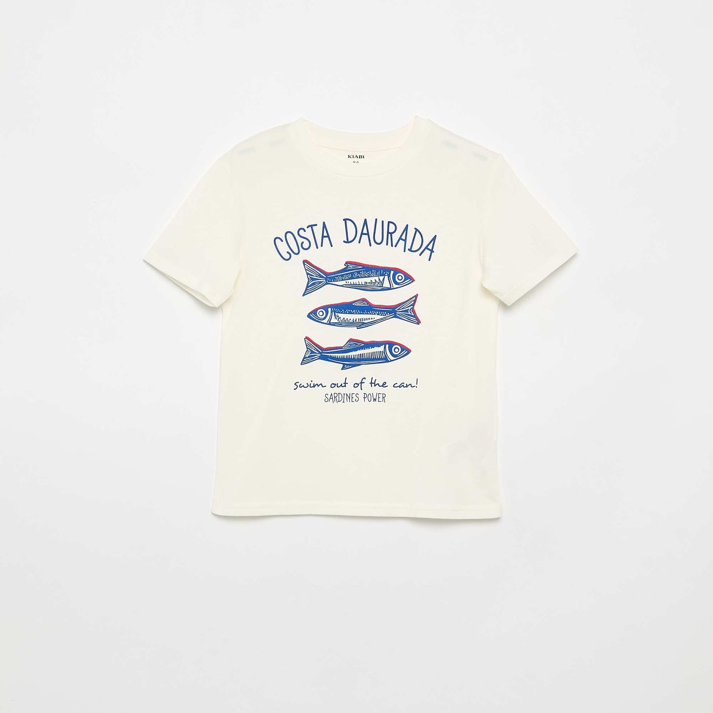 Lot de 3 t-shirts en coton BLANC