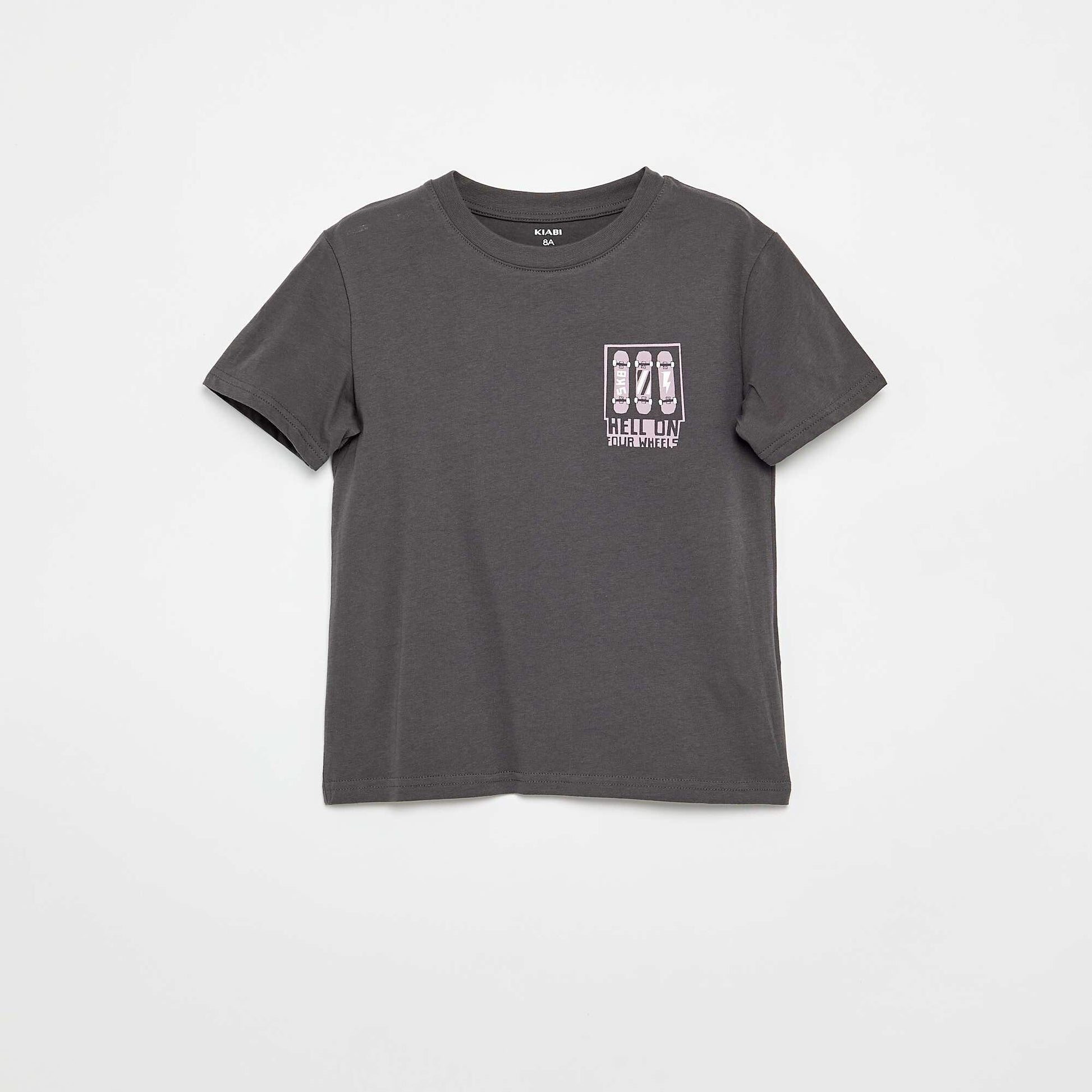 Lot de 3 t-shirts en coton GRIS