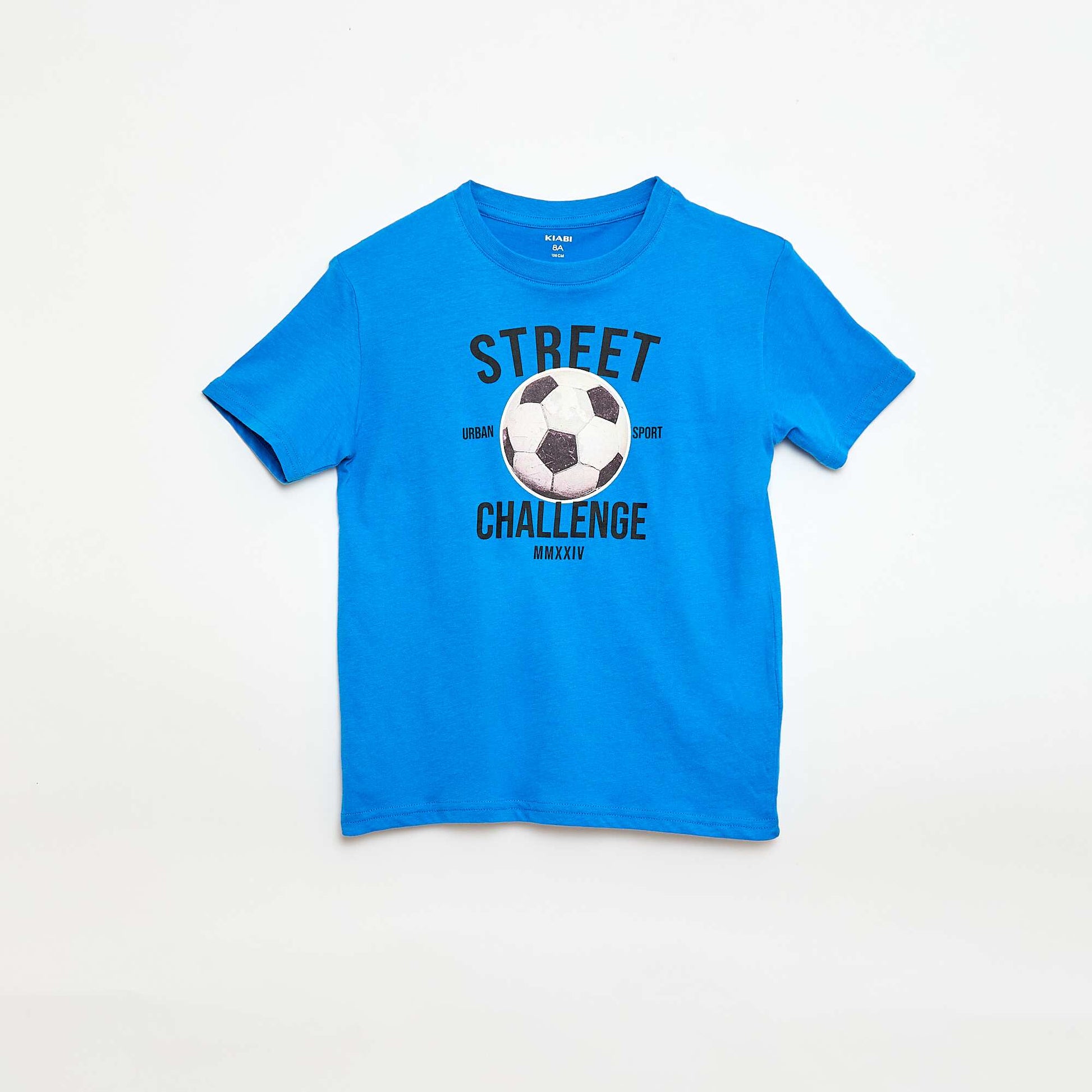 Lot de 3 t-shirts en coton BLEU