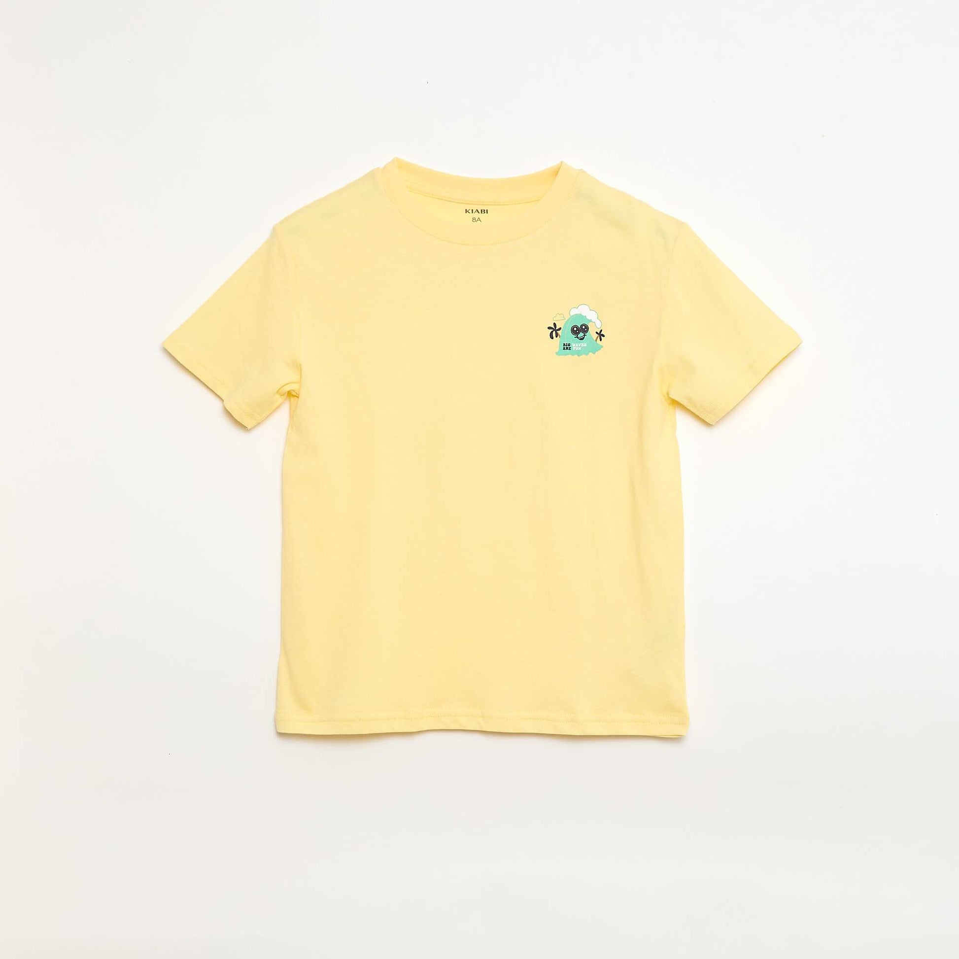 Lot de 3 t-shirts en coton BLEU