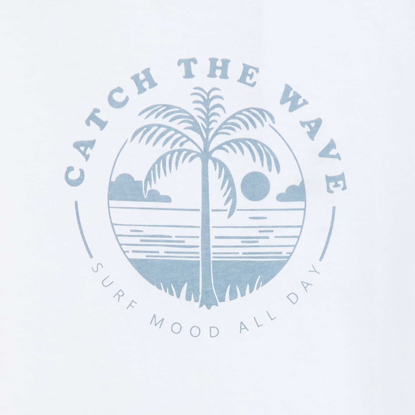 T-shirt imprimé à message BLANC