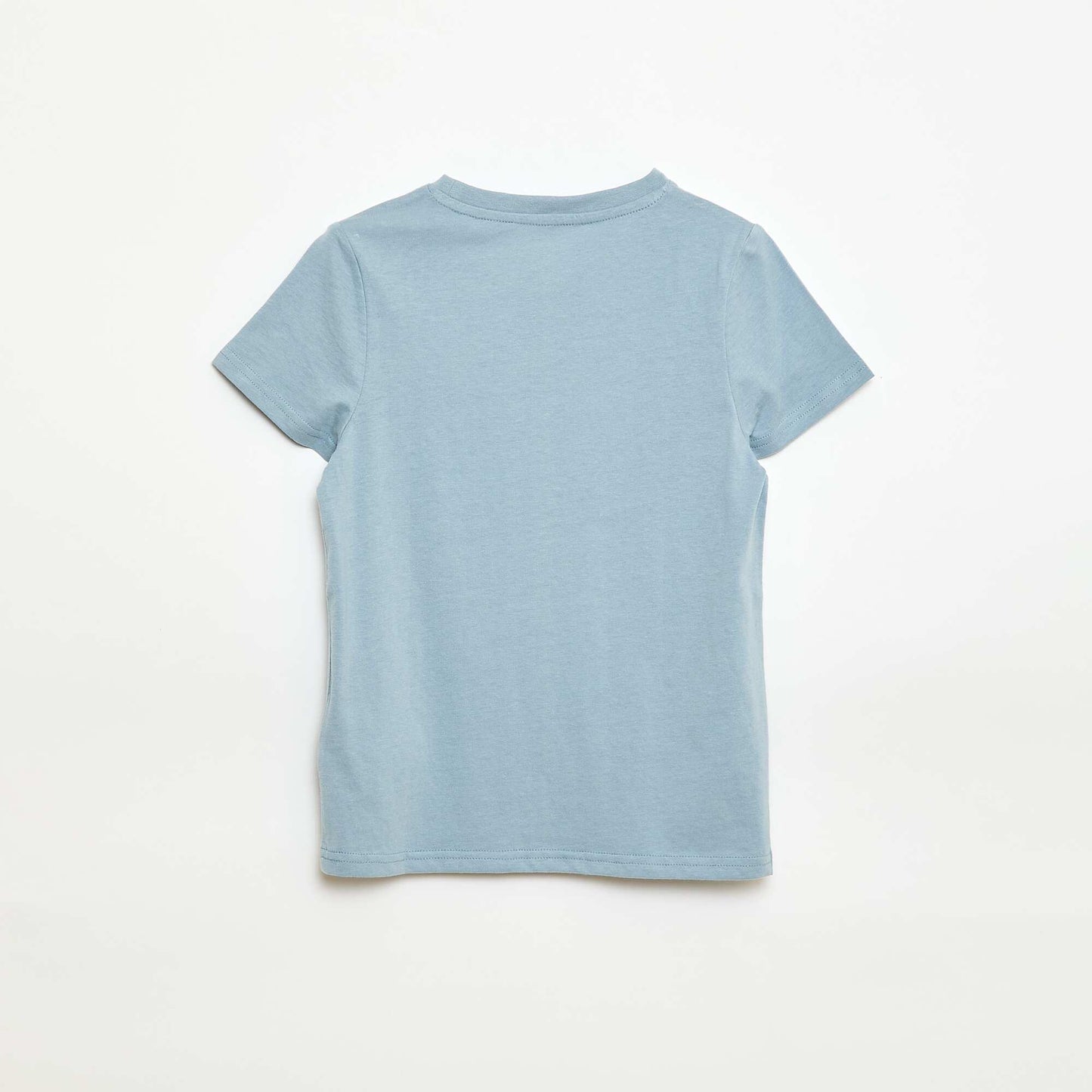 T-shirt imprimé à message BLEU