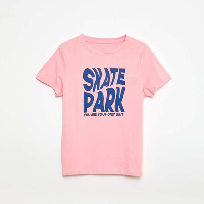 T-shirt imprimé à message ROSE