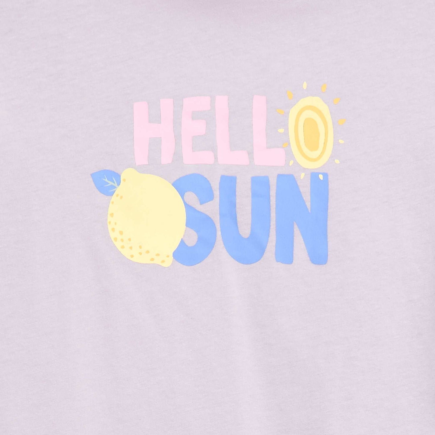 T-shirt imprimé fantaisie VIOLET