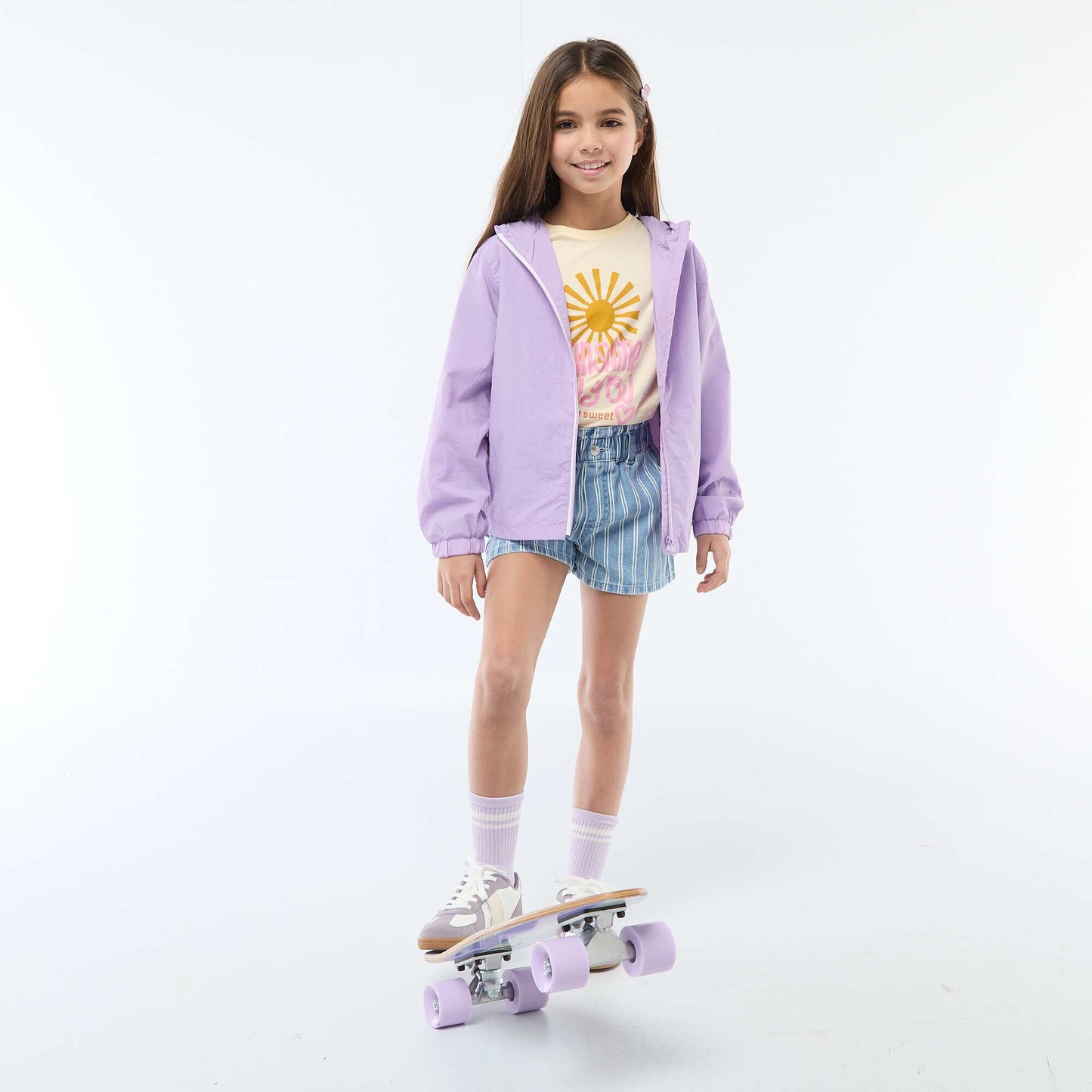 T-shirt imprimé fantaisie JAUNE