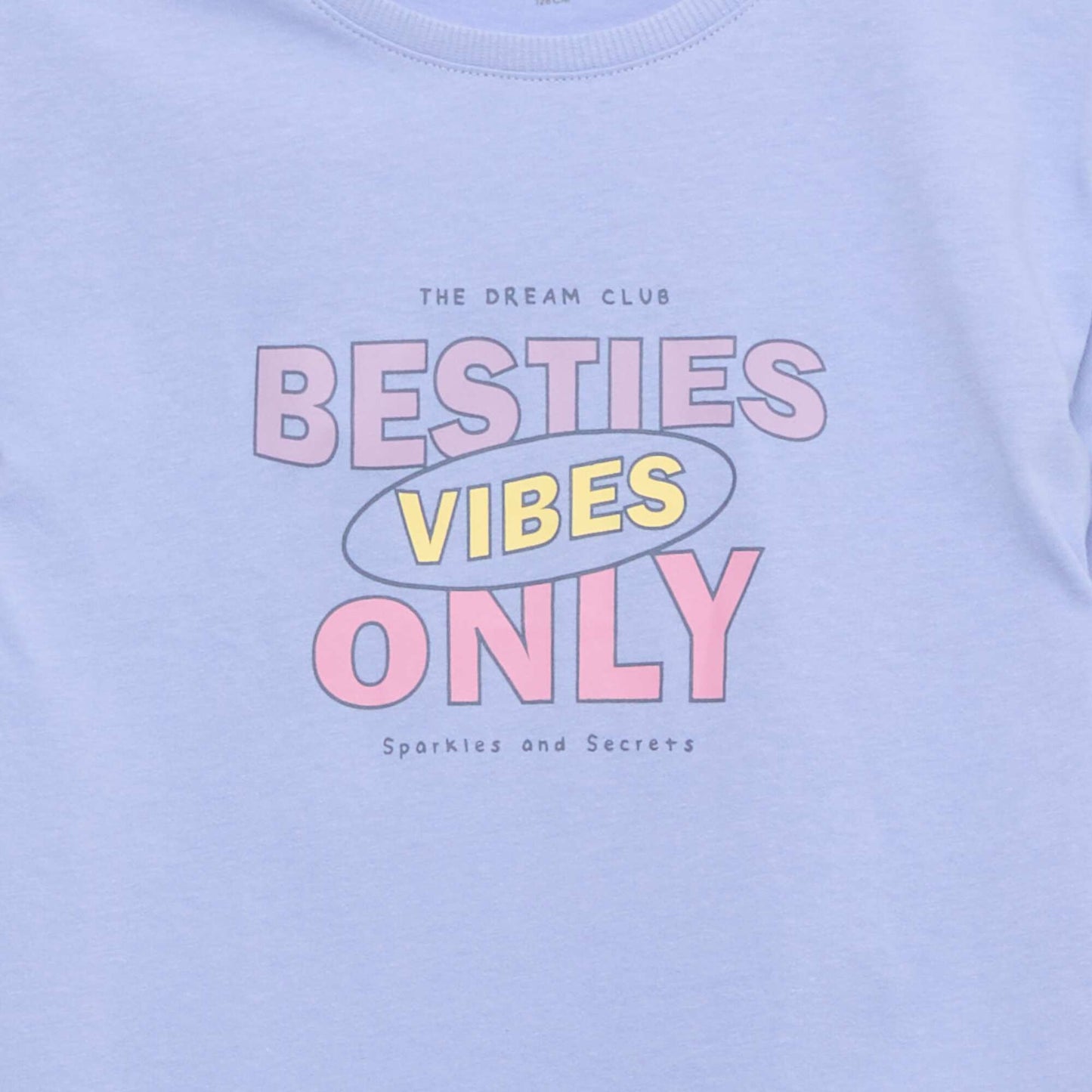 T-shirt imprimé fantaisie BLEU