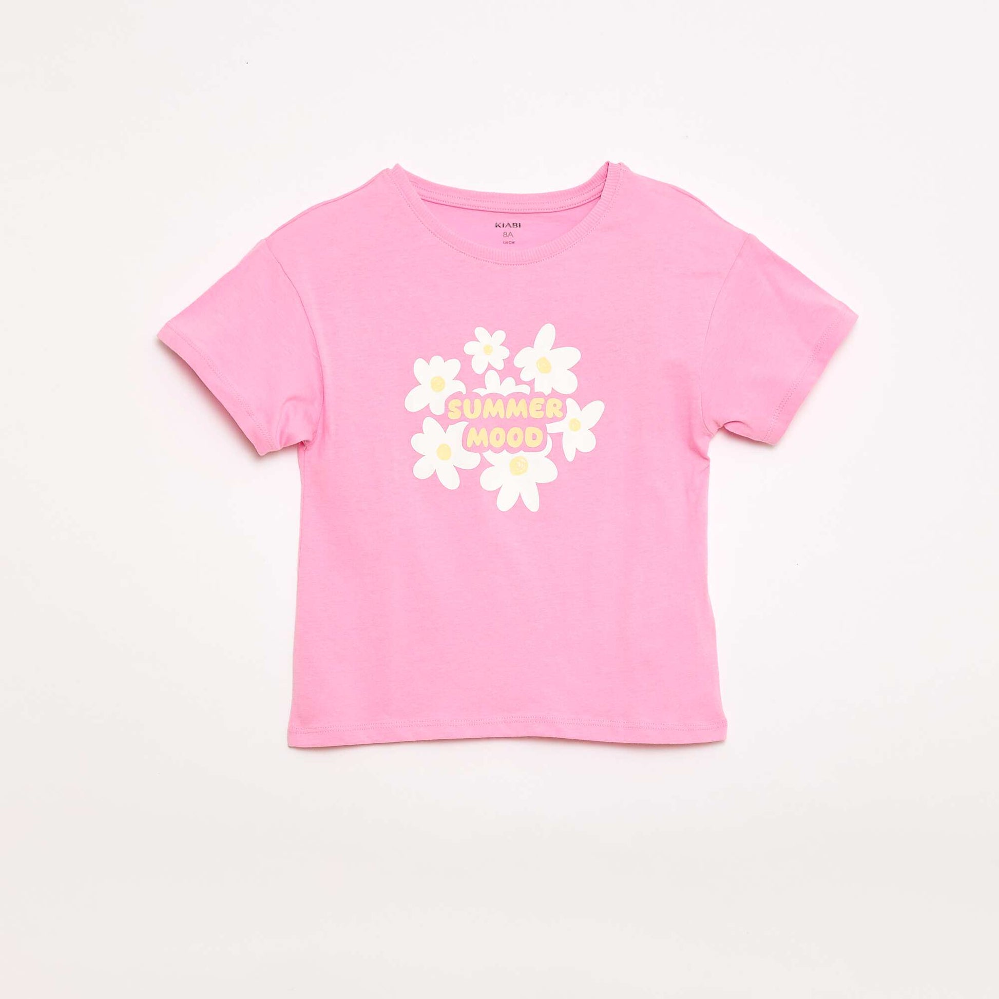 T-shirt imprimé fantaisie ROSE