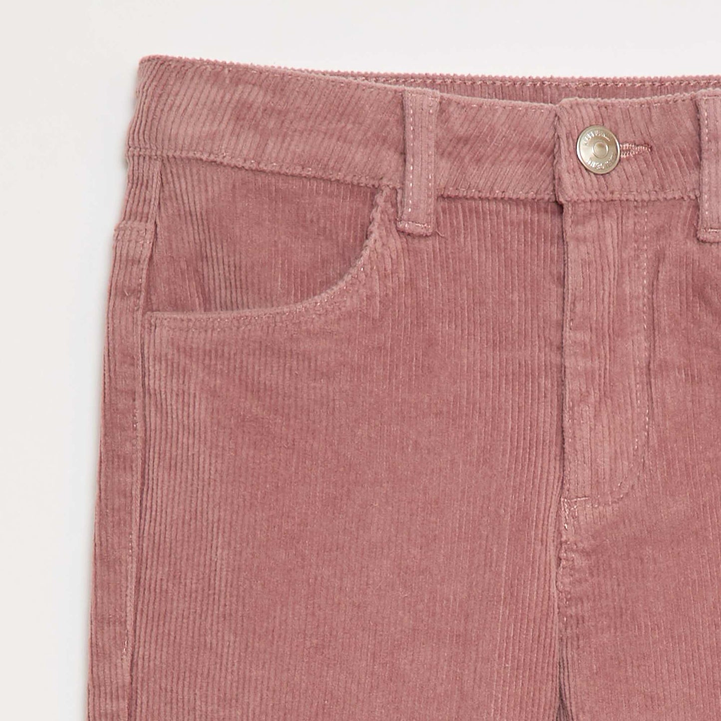 Pantalon en velours coupe flare ROSE