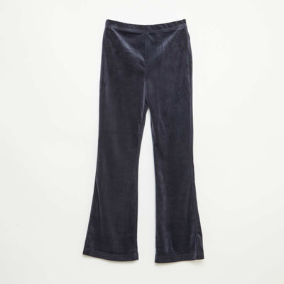 Legging large en velours NOIR