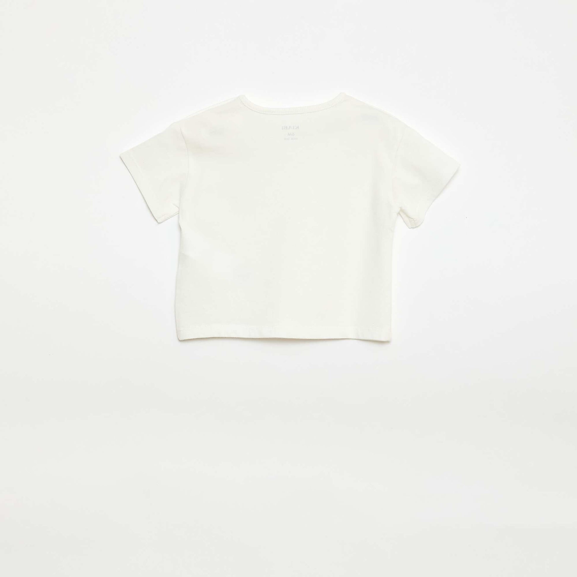 T-shirt avec poche fantaisie BLANC