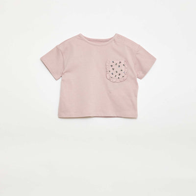 T-shirt avec poche fantaisie VIOLET