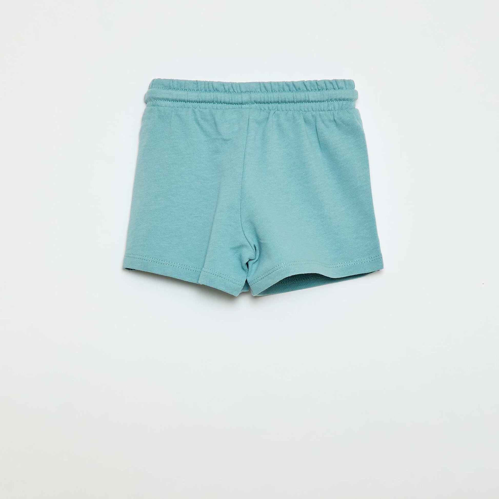 Short en french terry / molleton non gratté BLEU
