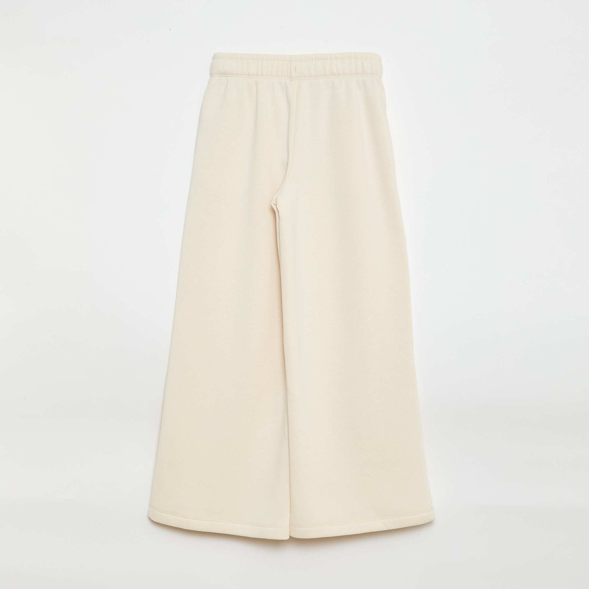 Pantalon jogging large BLANC