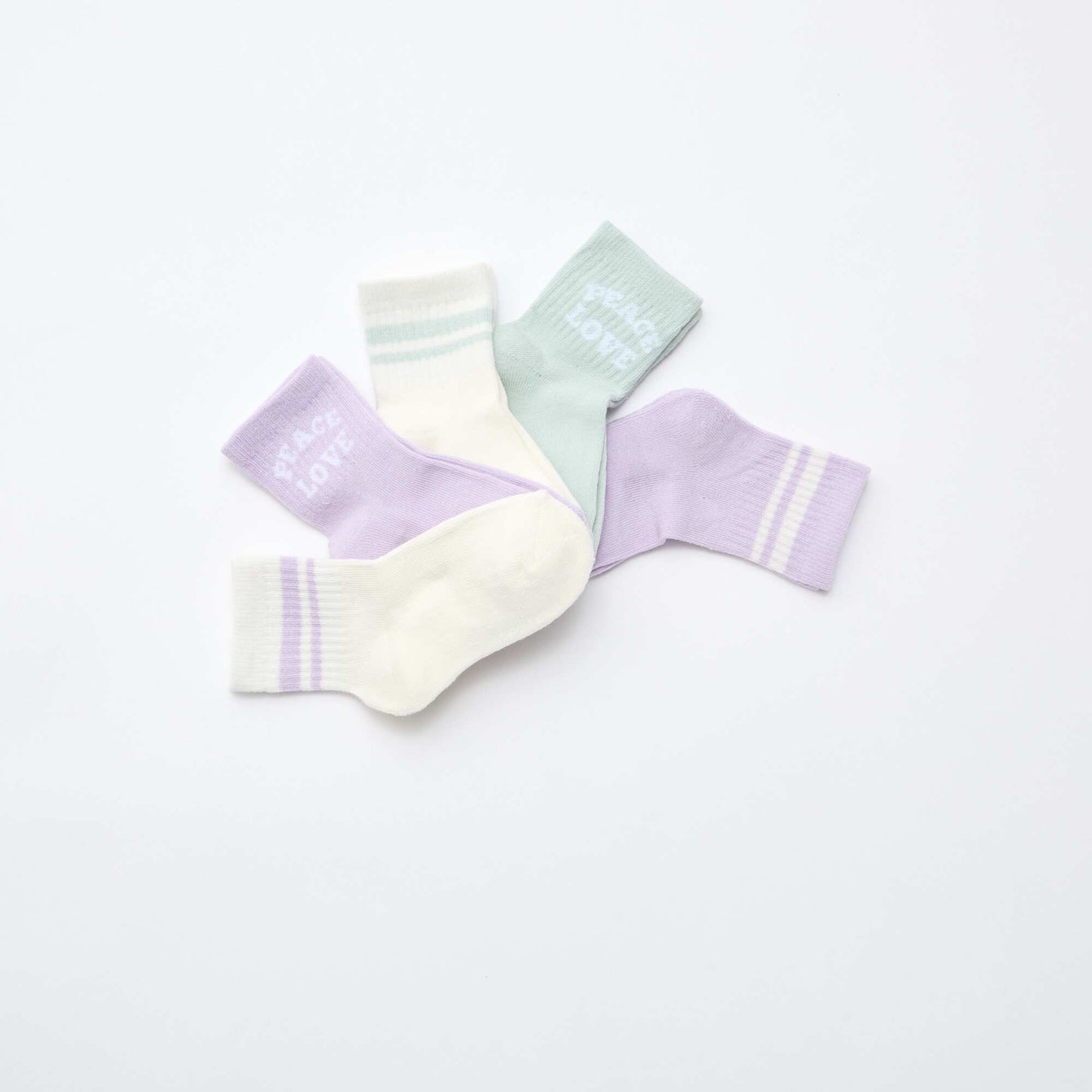 Lot de 5 chaussettes chaudes VIOLET