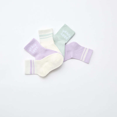 Lot de 5 chaussettes chaudes VIOLET