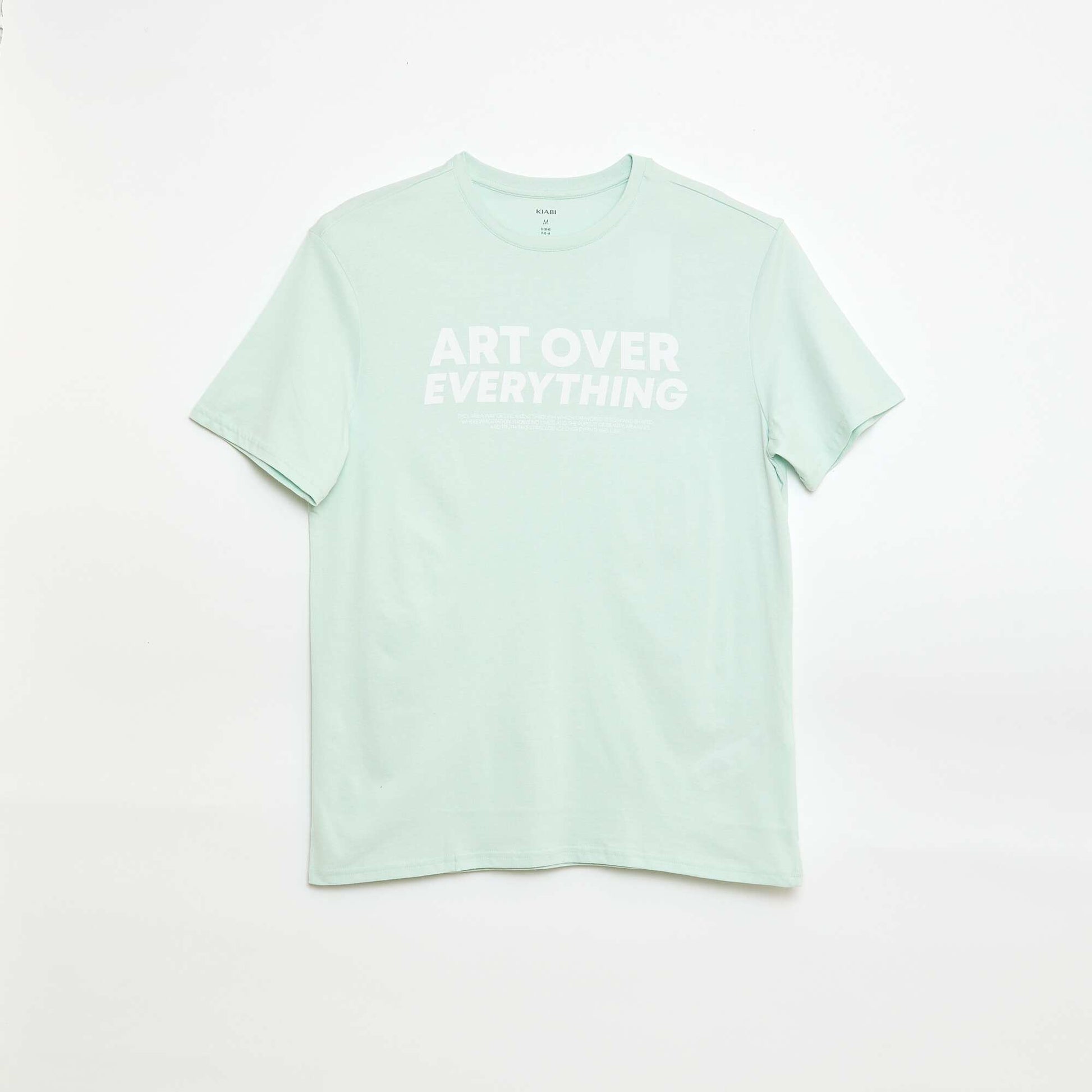 Tee-shirt imprimé à manches courtes VERT