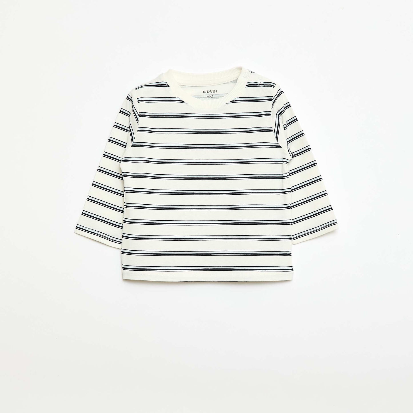 Lot de 2 t-shirts à manches courtes BLANC/BLEU