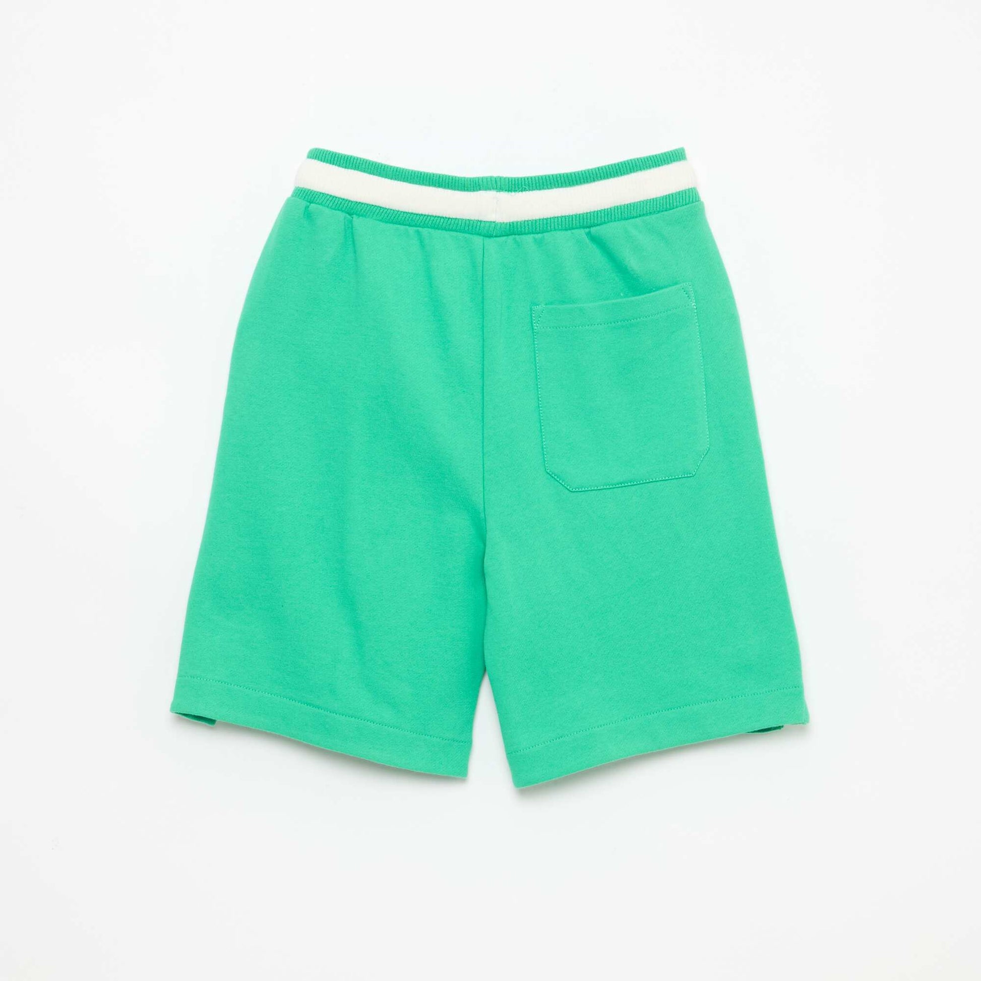 Bermuda en molleton VERT