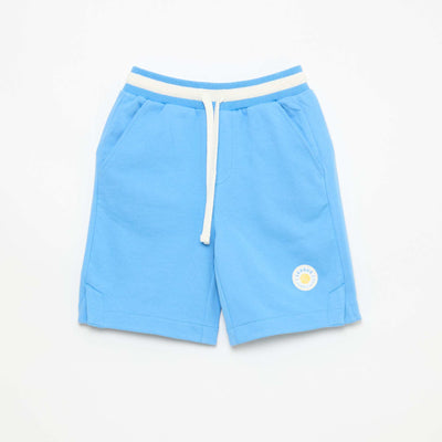 Bermuda en molleton BLEU