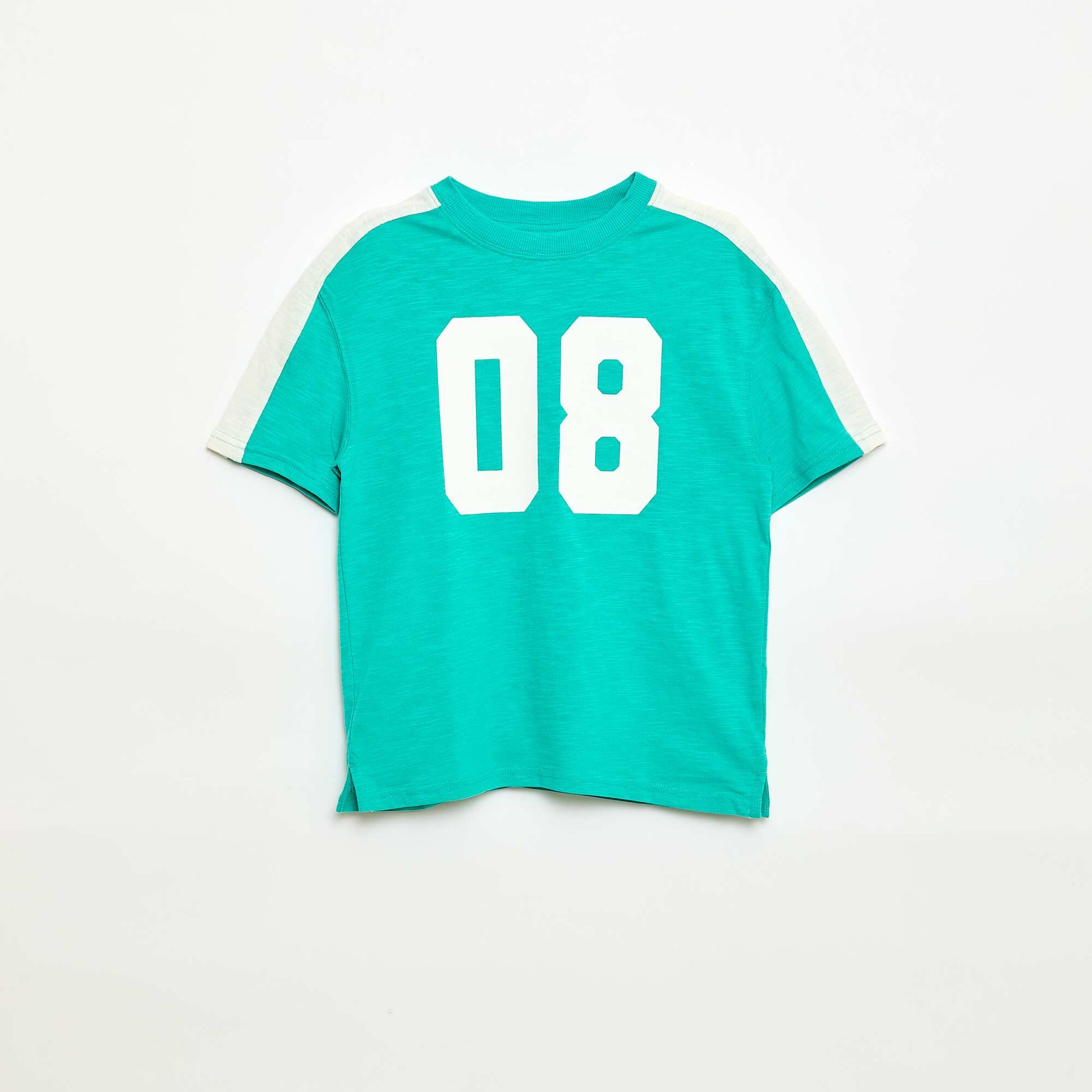 T-shirt à imprimé sport VERT