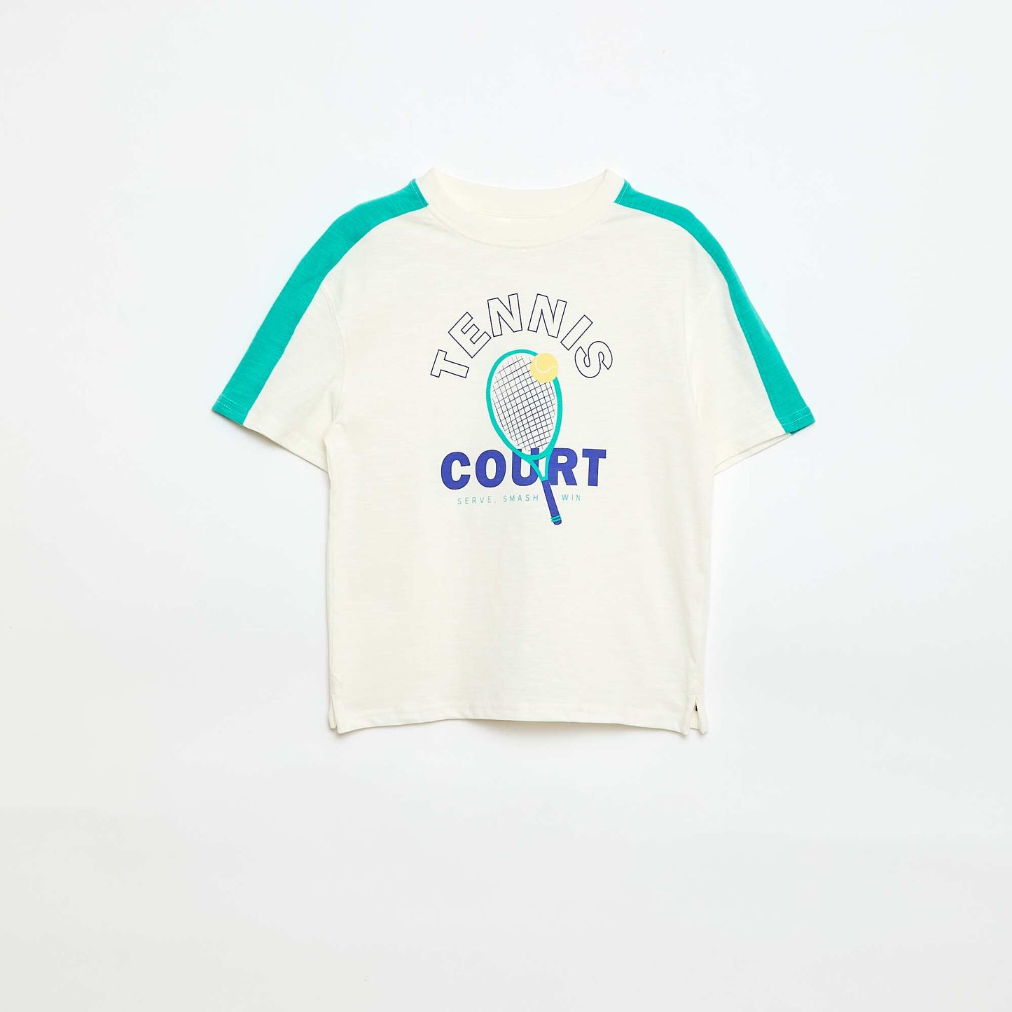T-shirt à imprimé sport BLANC
