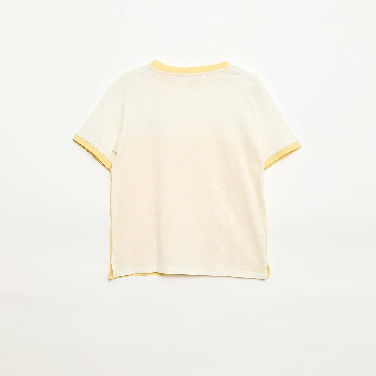 Tee-shirt colorblock JAUNE
