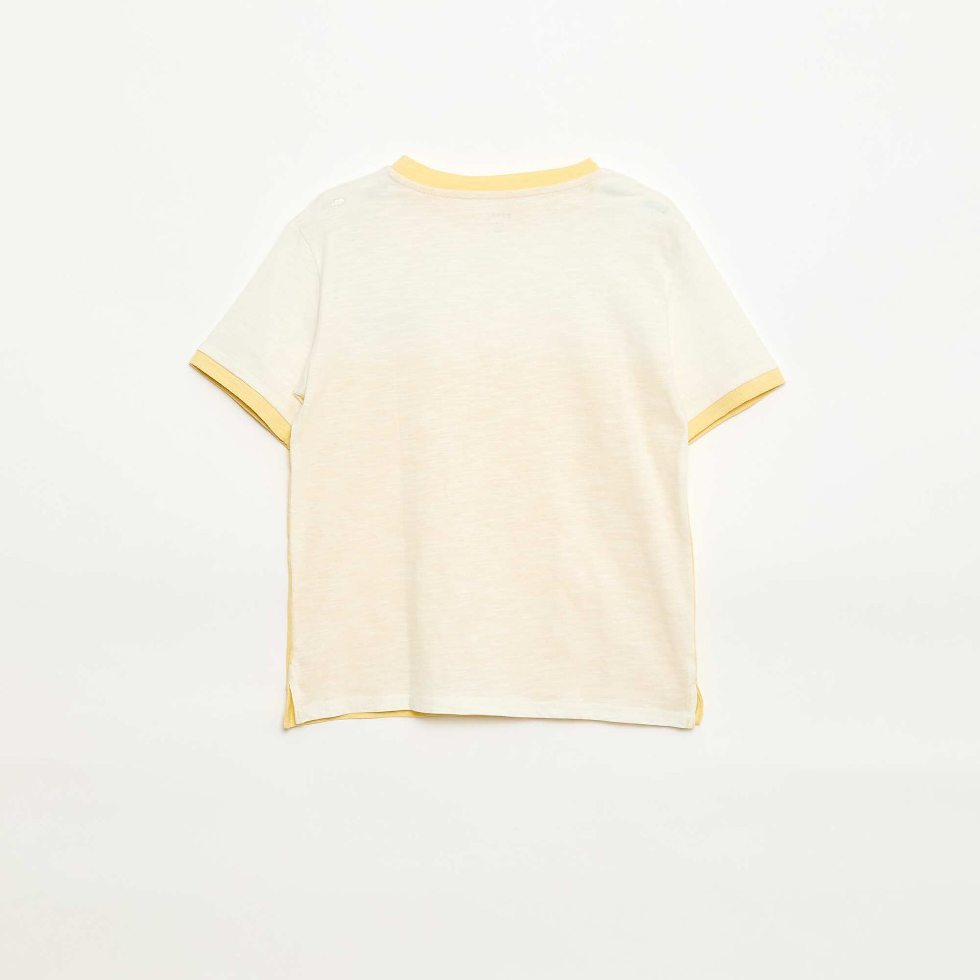 Tee-shirt colorblock JAUNE