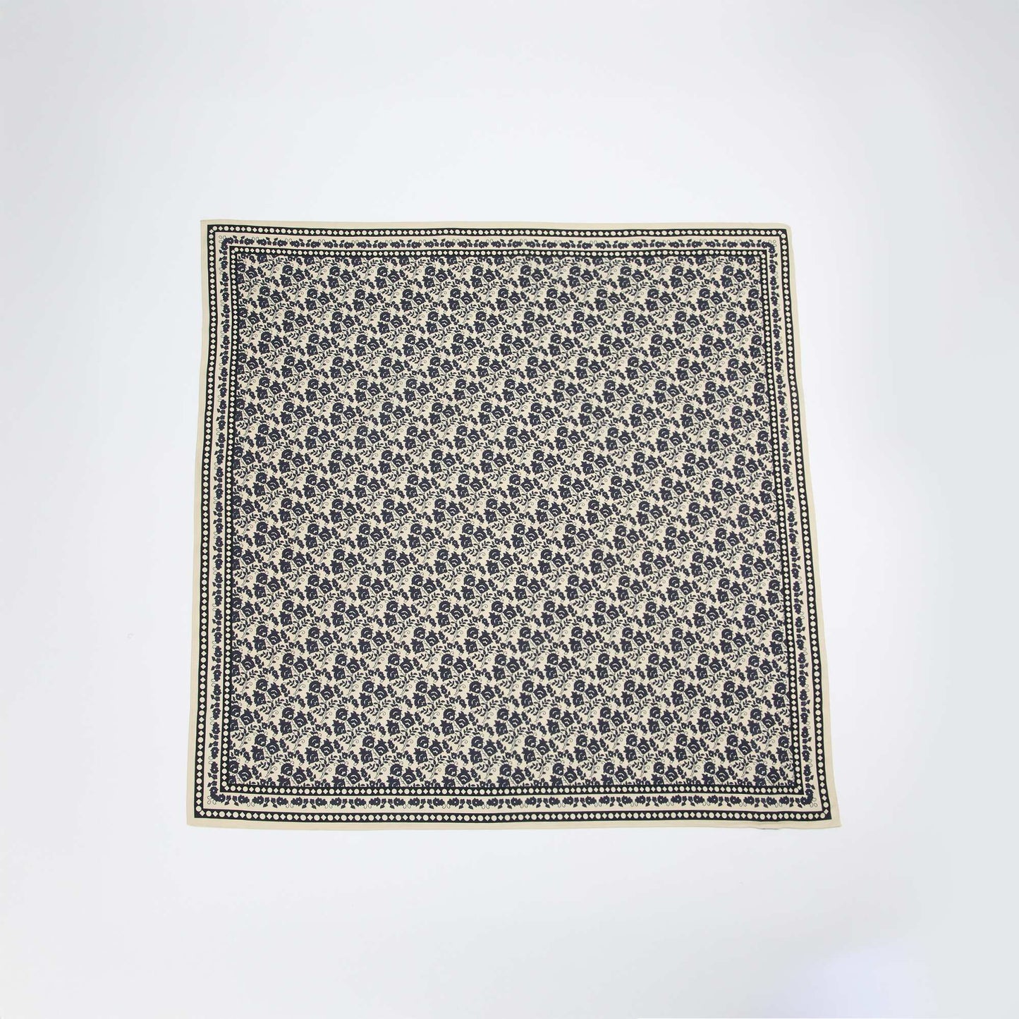 Large foulard carré - 100 x 100 cm BLEU
