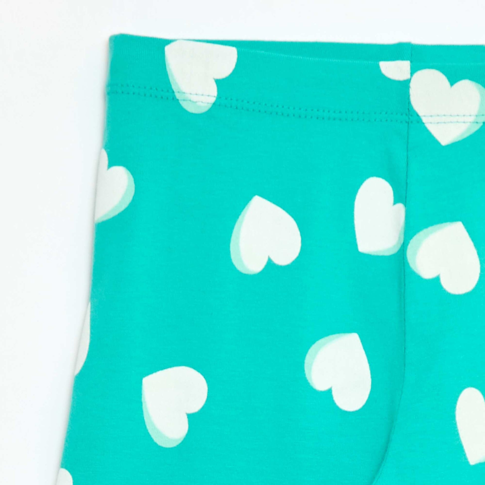 Legging court imprimé VERT