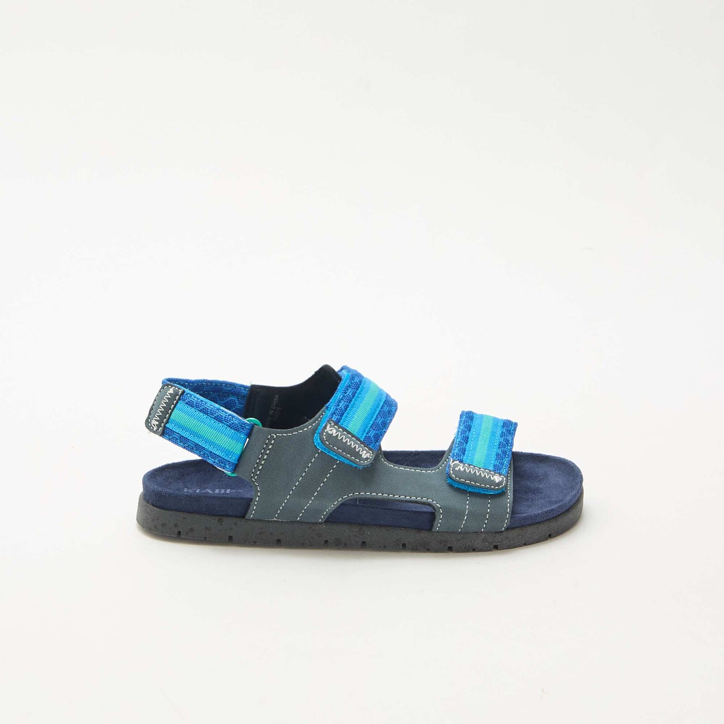 Sandales à scratch BLEU