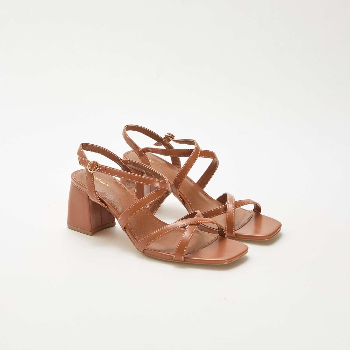Sandales de cérémonie à talons MARRON