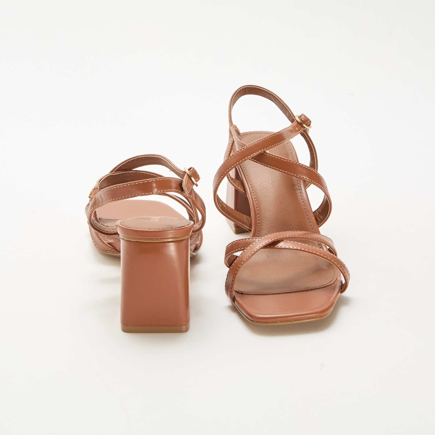 Sandales de cérémonie à talons MARRON
