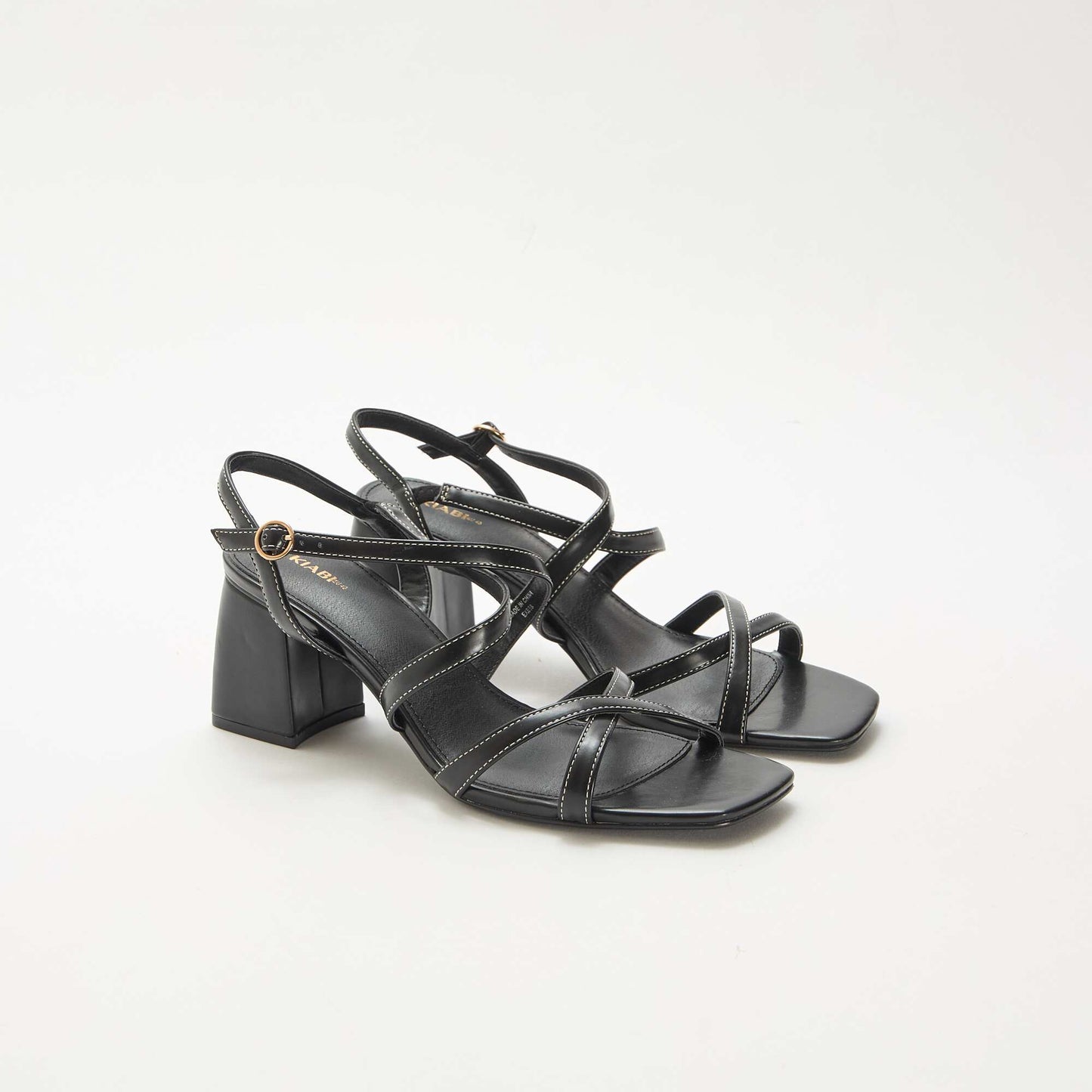 Sandales de cérémonie à talons NOIR