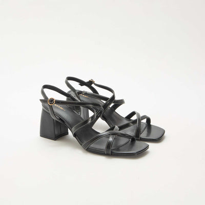 Sandales de cérémonie à talons NOIR