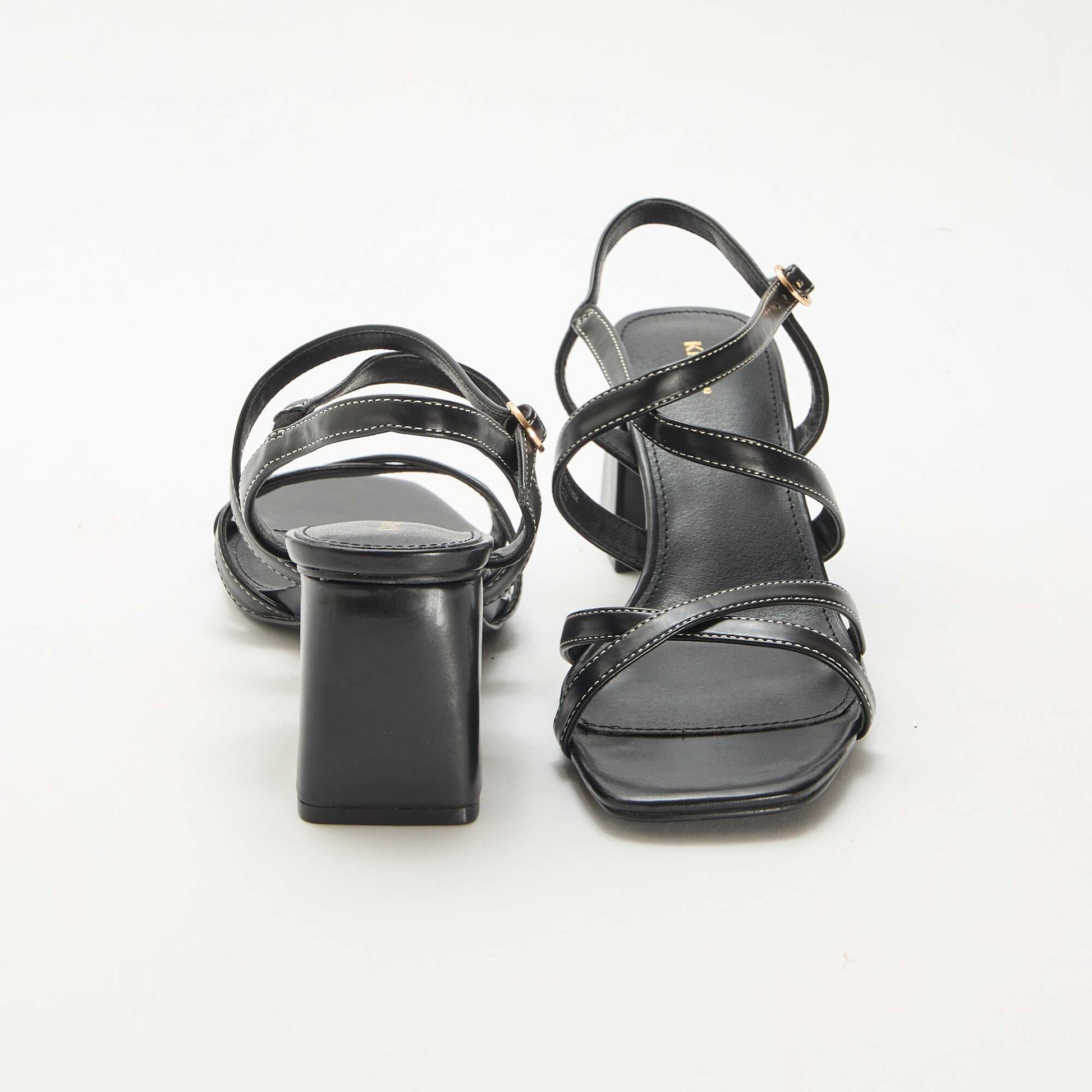 Sandales de cérémonie à talons NOIR