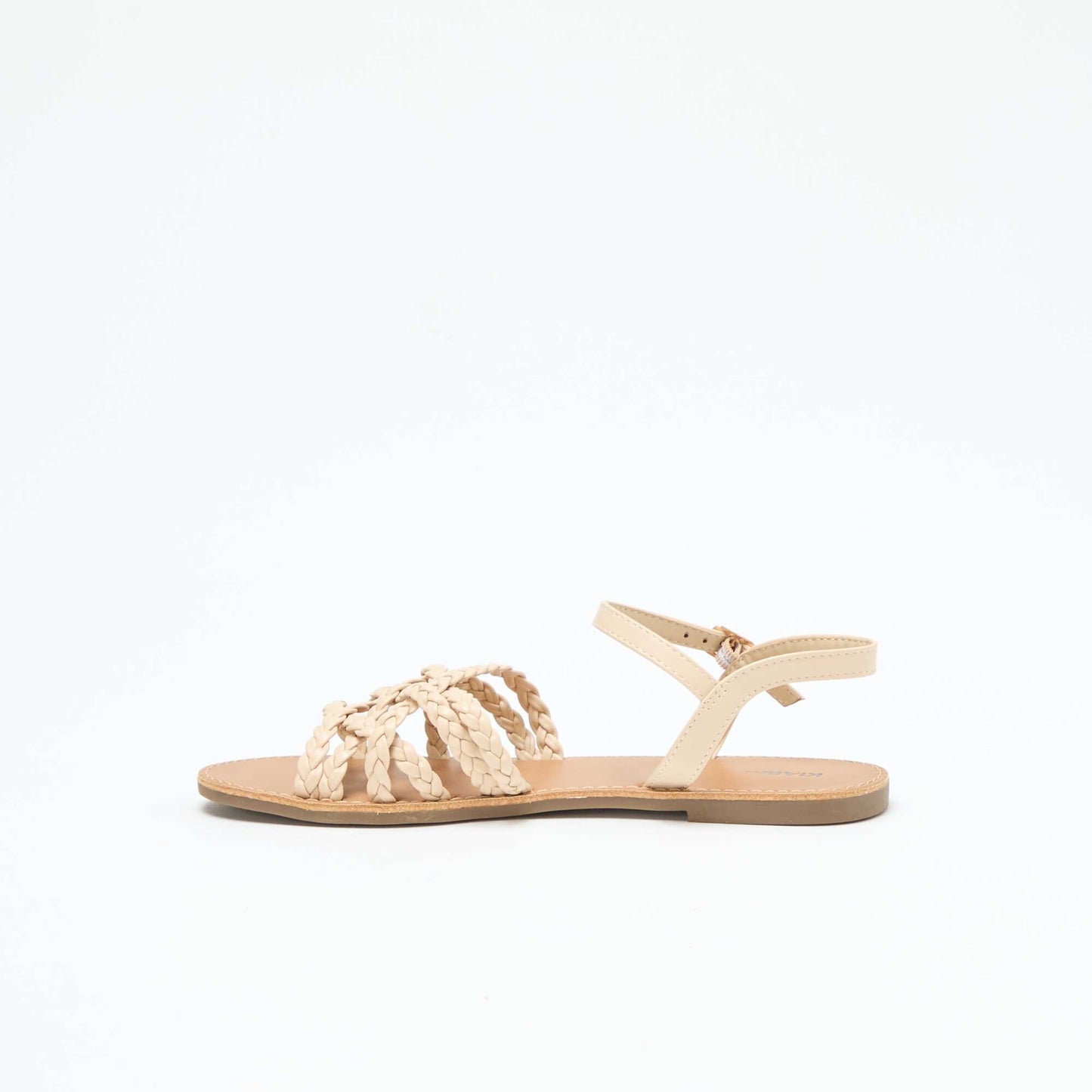 Sandales multi brides tressées BEIGE