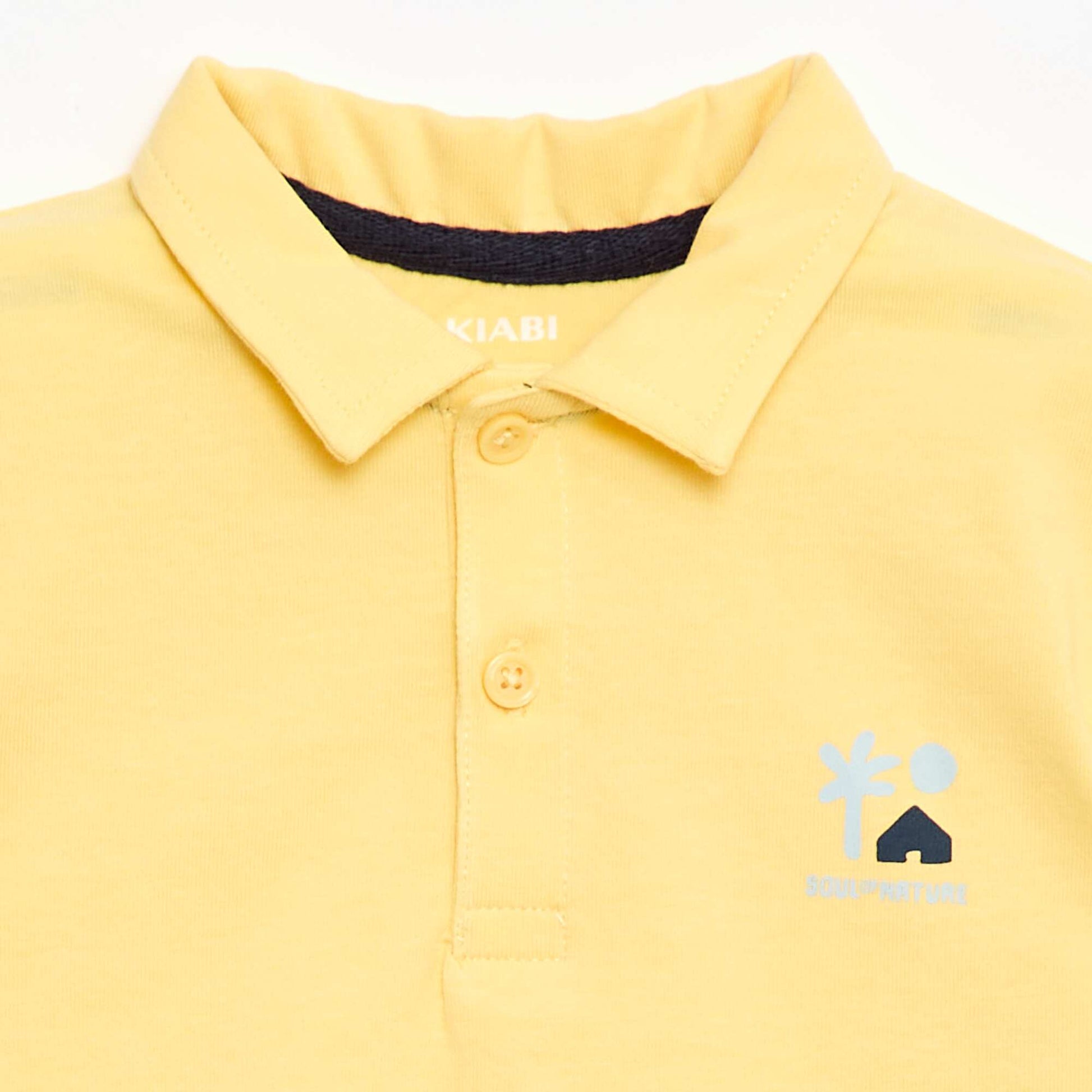 Polo t-shirt imprimé BEIGE